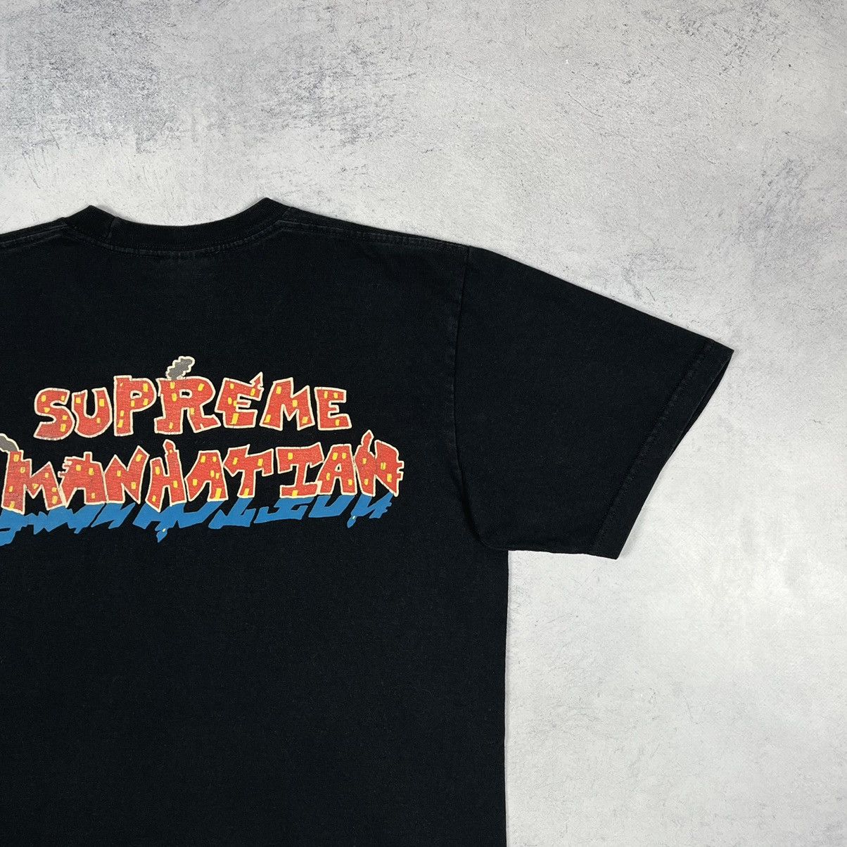 Supreme Supreme Red Grooms Manhattan Big Logo T Shirt SS22 Size US S / EU 44-46 / 1 - 12 Thumbnail