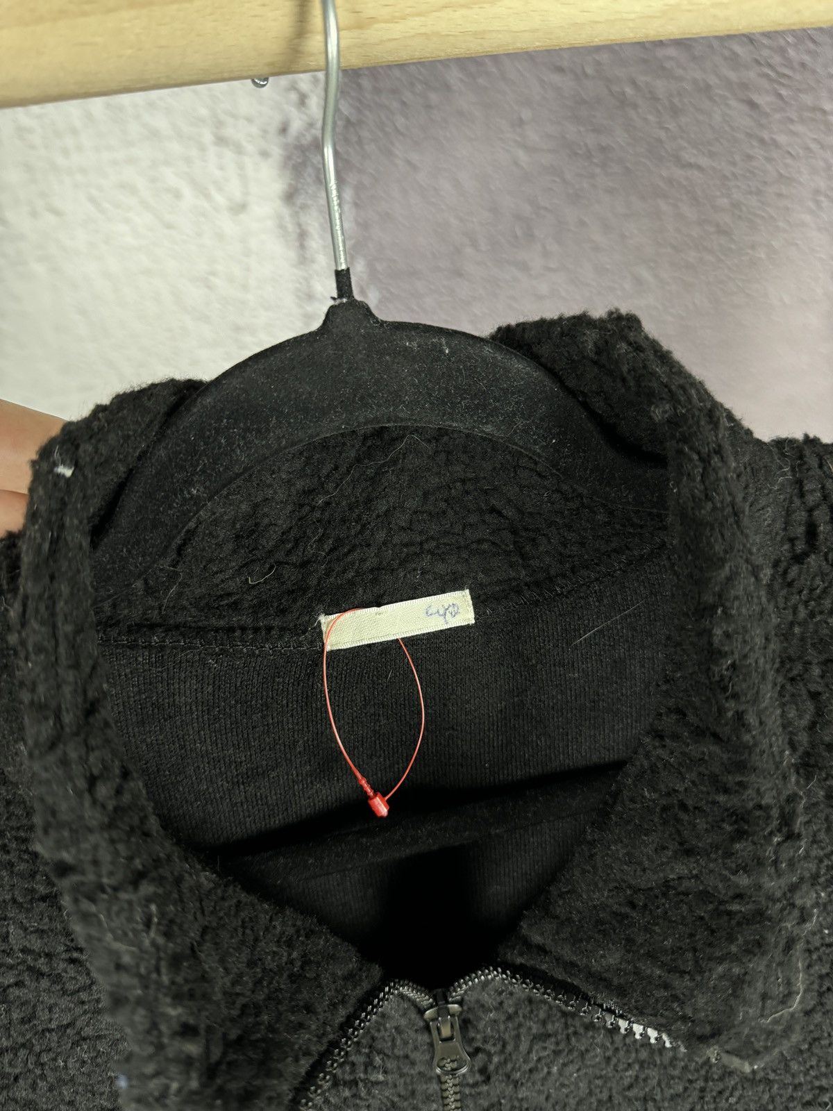 GU GU Japan Black teddy fleece half zip sweater Size US XL / EU 56 / 4 - 5 Thumbnail