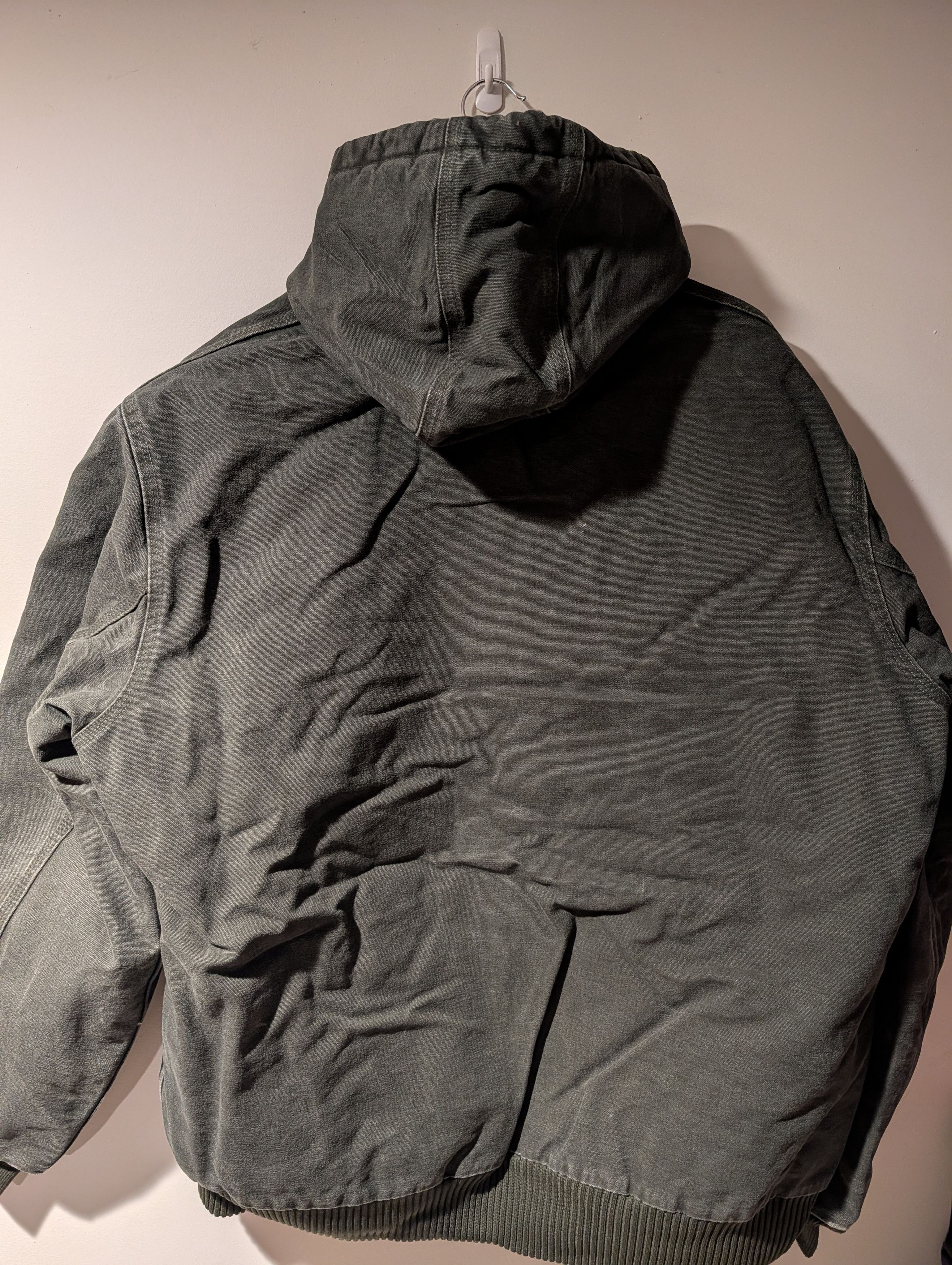 Carhartt Vtg Carhartt J130 MOS Active Jacket Hooded Mens XL Tall Size US XL / EU 56 / 4 - 4 Thumbnail