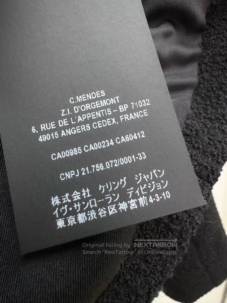Saint Laurent Paris Saint Laurent Paris Heart Button Coat i Size XS / US 0-2 / IT 36-38 - 9 Thumbnail