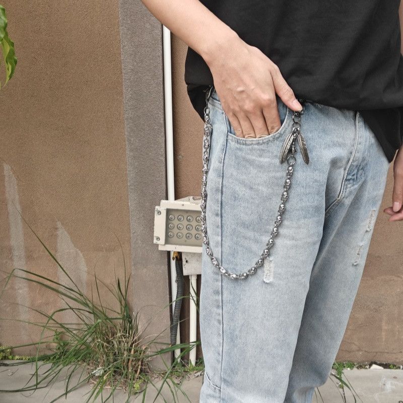 Japanese Brand × Vintage Japanese Peripheral Skull and Feather Goth Waist Chain Size ONE SIZE - 3 Thumbnail