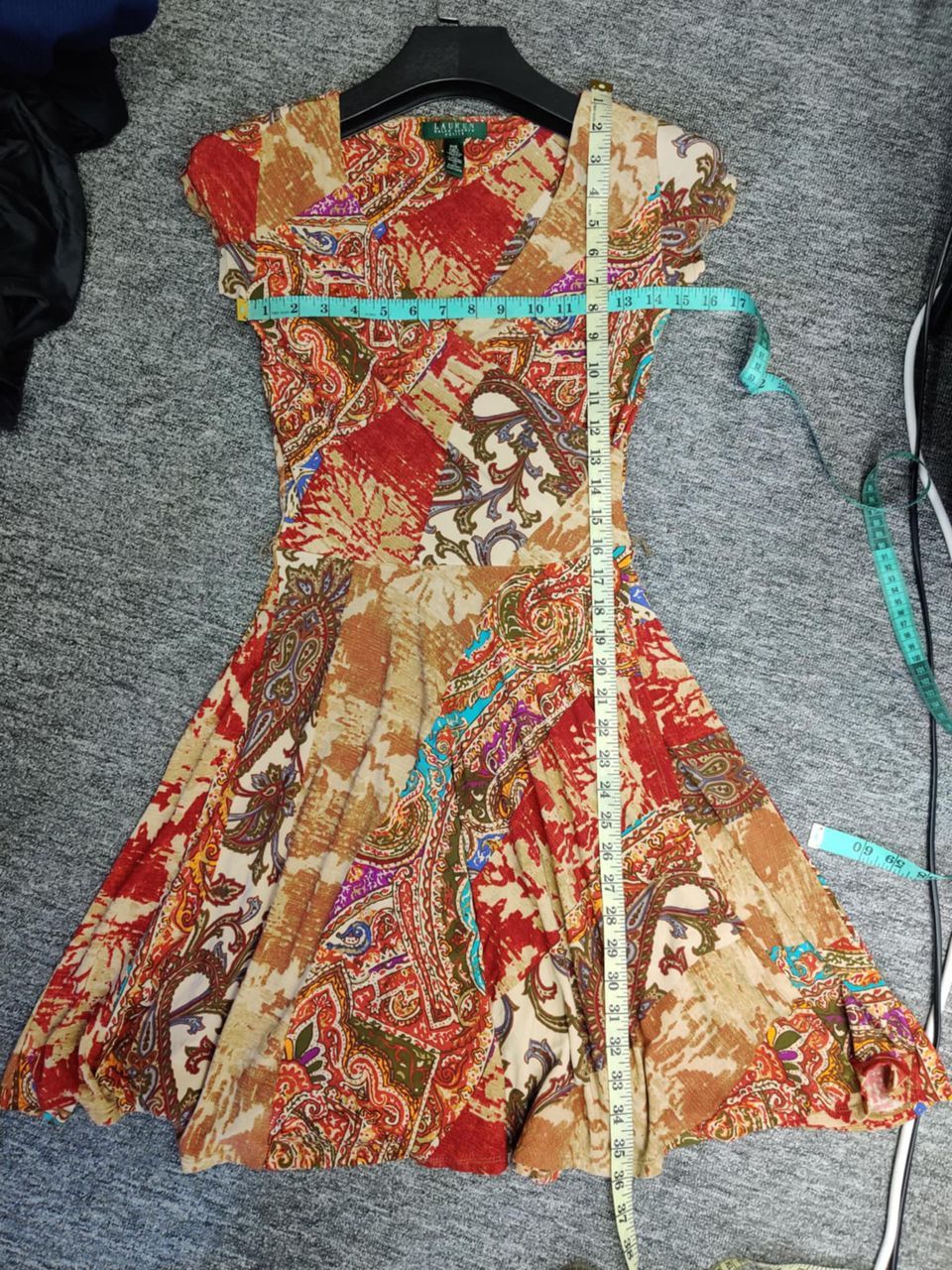 Ralph Lauren Vintage Ralph Lauren Petite Paisley Wrap Dress Size XS / US 0-2 / IT 36-38 - 14 Thumbnail