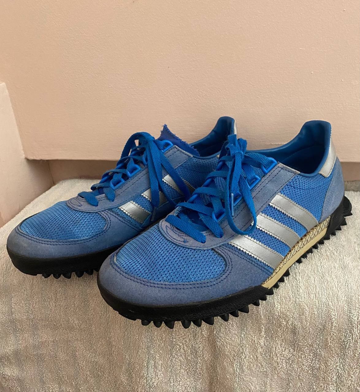 Adidas 🔥Rare Vintage Adidas Marathon TR Made in Yugoslavia 70’s Size US 9 / EU 42 - 4 Thumbnail