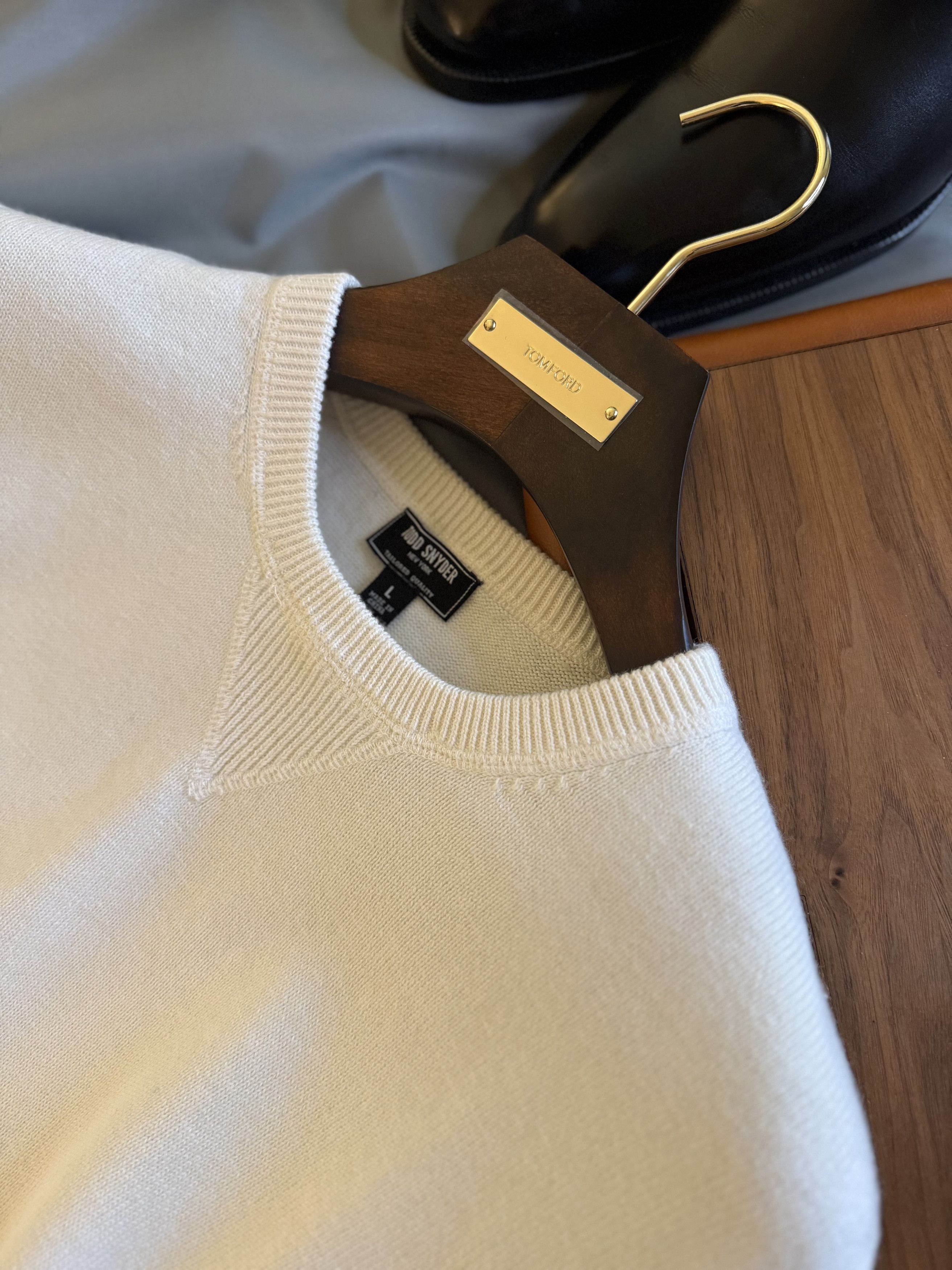 Todd Snyder Best Dressed Rare $250 w/tax Elevated Cotton Cashmere Knit Size US L / EU 52-54 / 3 - 4 Thumbnail