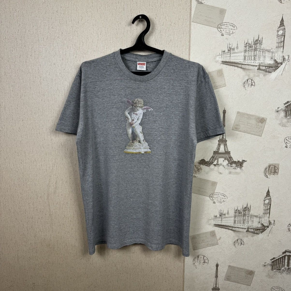 Supreme Supreme T shirt Cupid Tee SS19 Grey L Streetwear Size US L / EU 52-54 / 3 - 9 Thumbnail