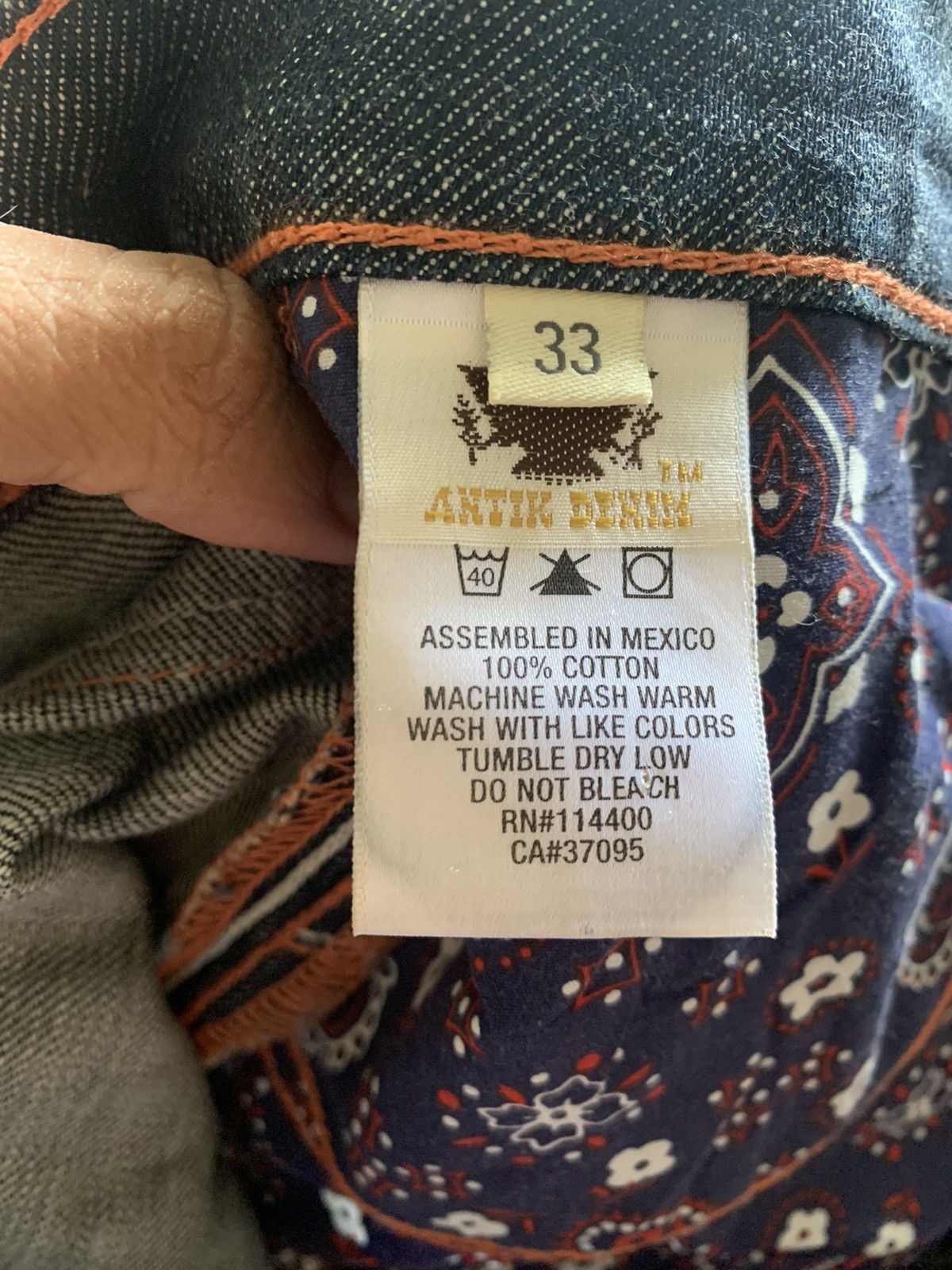 Antik Denim × Ksubi × Le Grande Bleu (L.G.B.) y2k antik denim western style cowboy with dope stitching Size US 36 / EU 52 - 11 Thumbnail