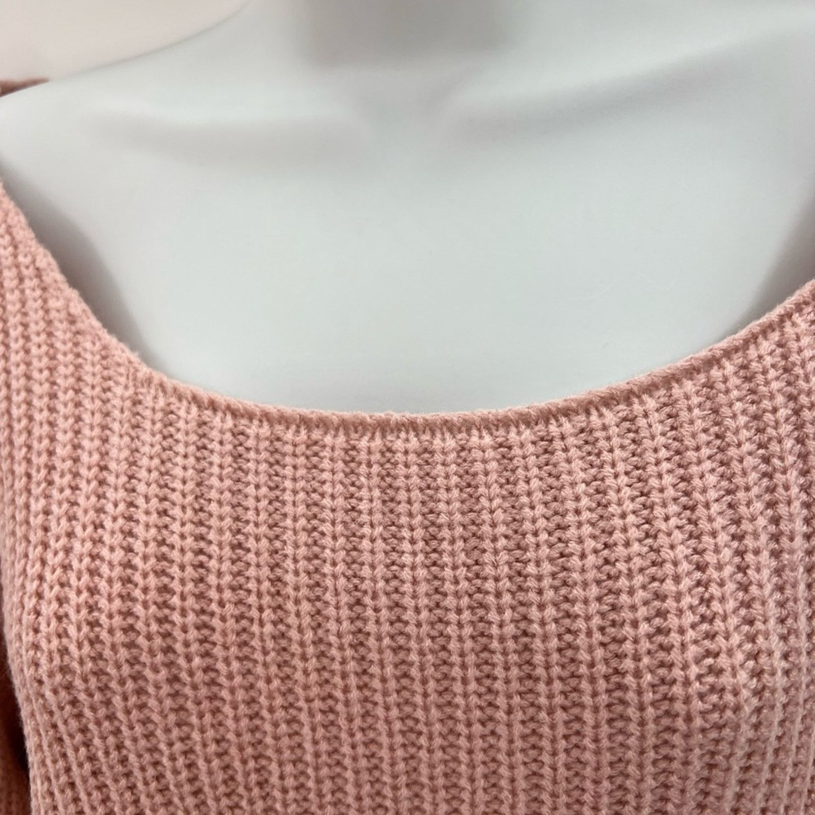 Boohoo Boohoo Rib-Knit Long Sleeve Boat Neck Sweater Dress Size M Size M / US 6-8 / IT 42-44 - 4 Thumbnail