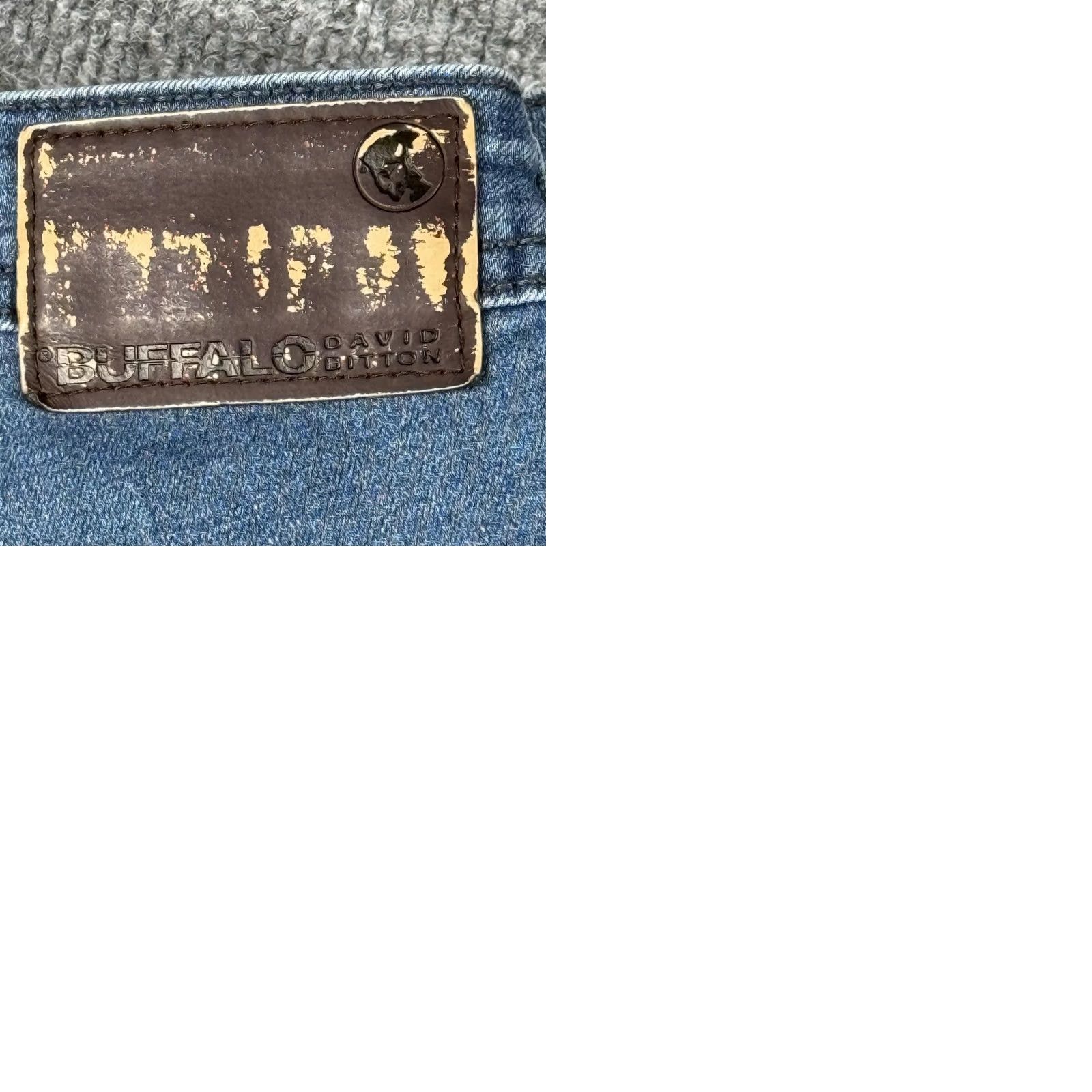 Buffalo David Bitton Buffalo David Bitton Jeans Mens 38x30 Axel Slim Stretch Straight Denim Pants Blue Medium Wash 5-Pocket Zip Fly Mens Size US 38 / EU 54 - 9 Thumbnail