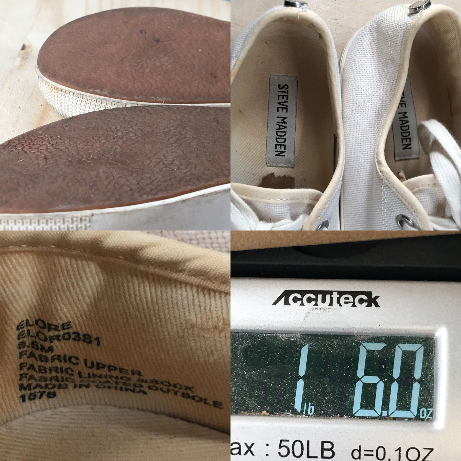 Steve Madden Steve Madden Shoes Womens 8.5 M Elore Casual Sneakers White Low Top Lace Up Size M / US 6-8 / IT 42-44 - 9 Thumbnail