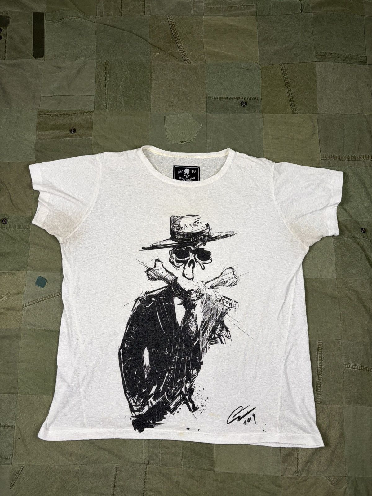Greg Lauren × Mastermind Japan Graphic Print Tee Size US L / EU 52-54 / 3 - 1 Thumbnail