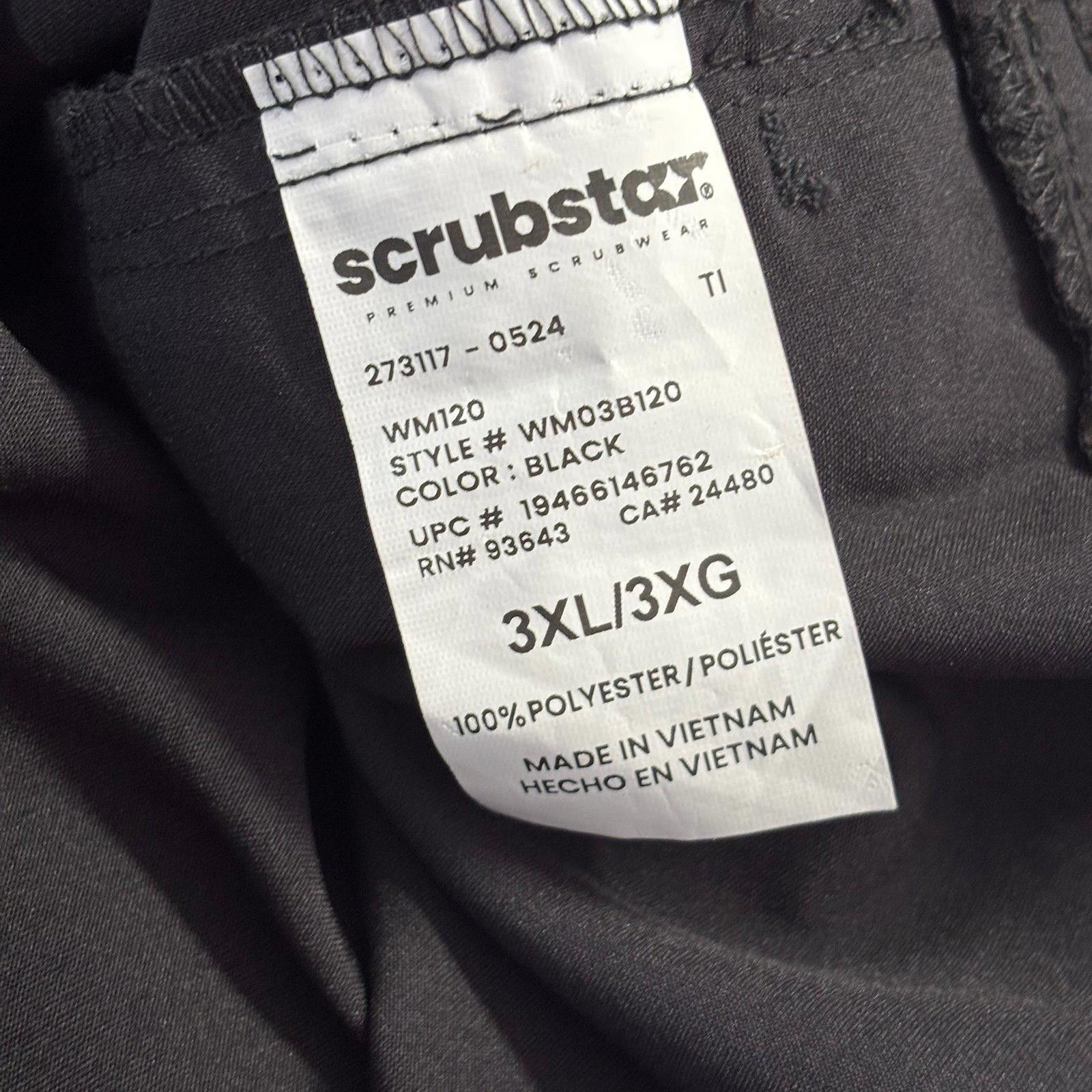 Other Scrubstar Premium Scrubwear Black Pants 3XL Size 42" / US 20 - 3 Thumbnail
