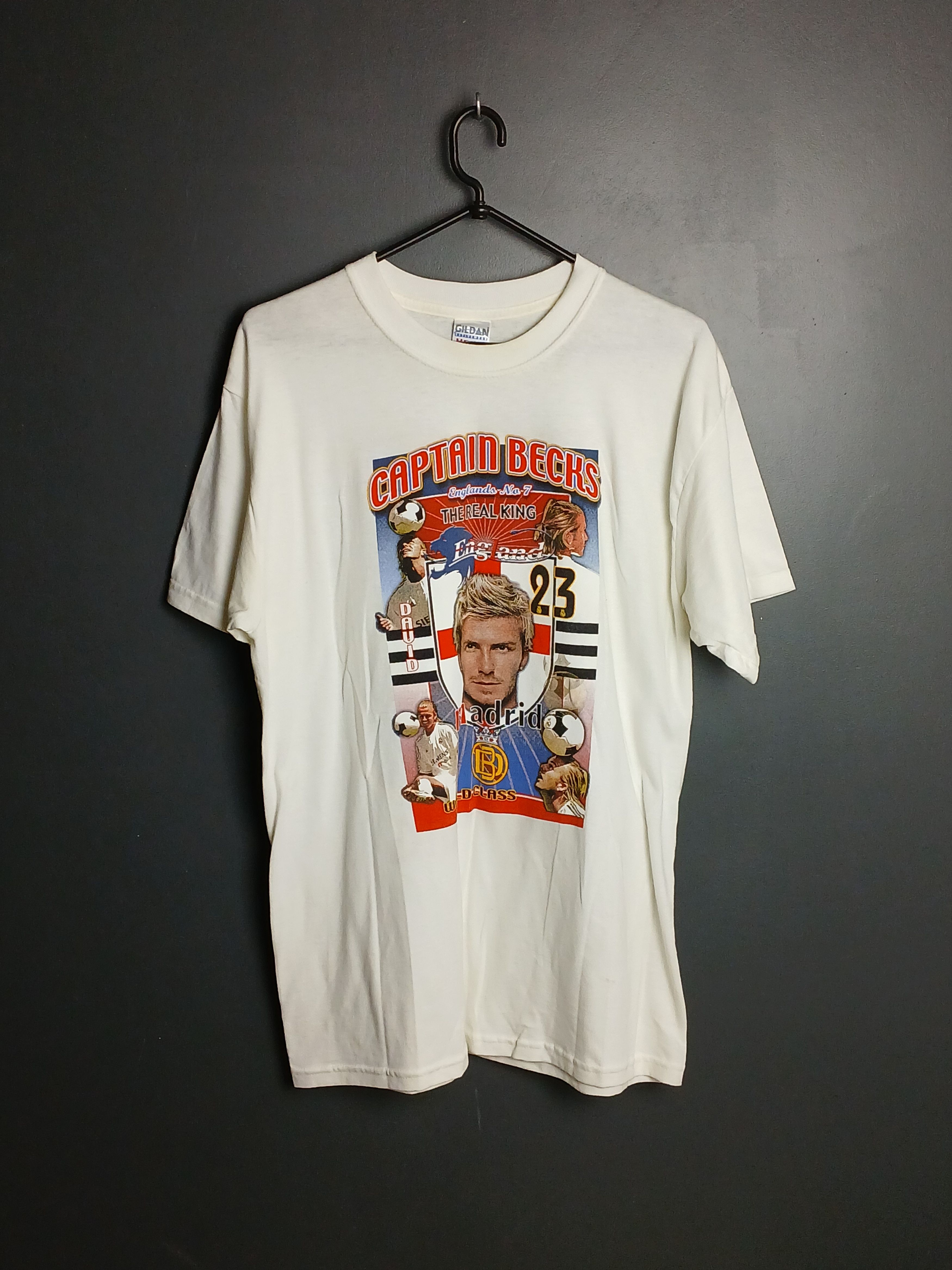 David Beckham Real Madrid David Beckham Football T-Shirt Size US M / EU 48-50 / 2 - 2 Thumbnail