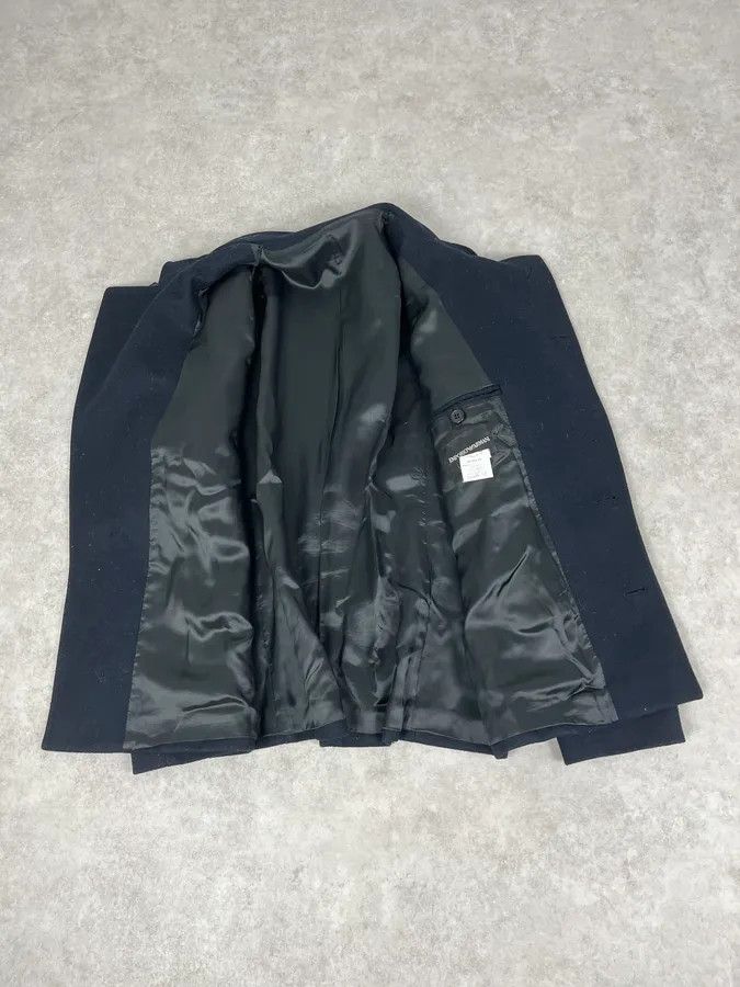 Emporio Armani AW2008 Emporio Armani Black Asymmetrical Officer Jacket Size US M / EU 48-50 / 2 - 7 Thumbnail