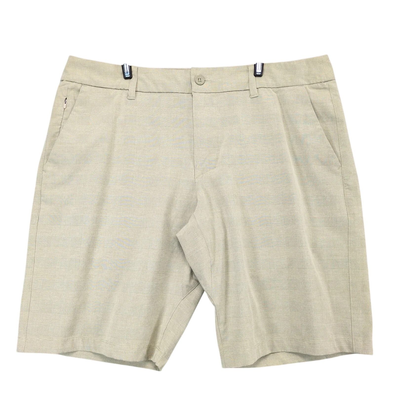Hang Ten Hang Ten Tan Plaid Bermuda Shorts Men's 38x10.5" Lightweight Size US 38 / EU 54 - 1 Thumbnail