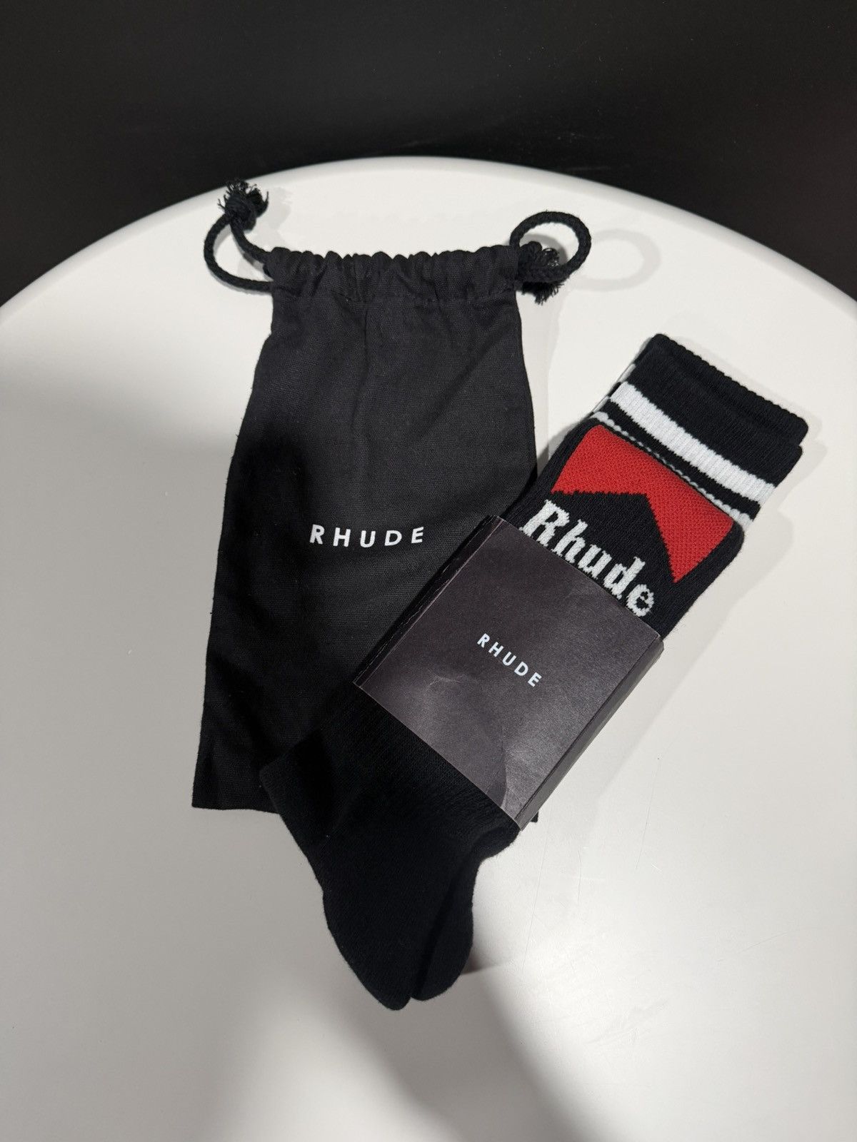 Rhude Rhude Marlboro Cigarette Socks BNWT Size ONE SIZE - 1 Thumbnail