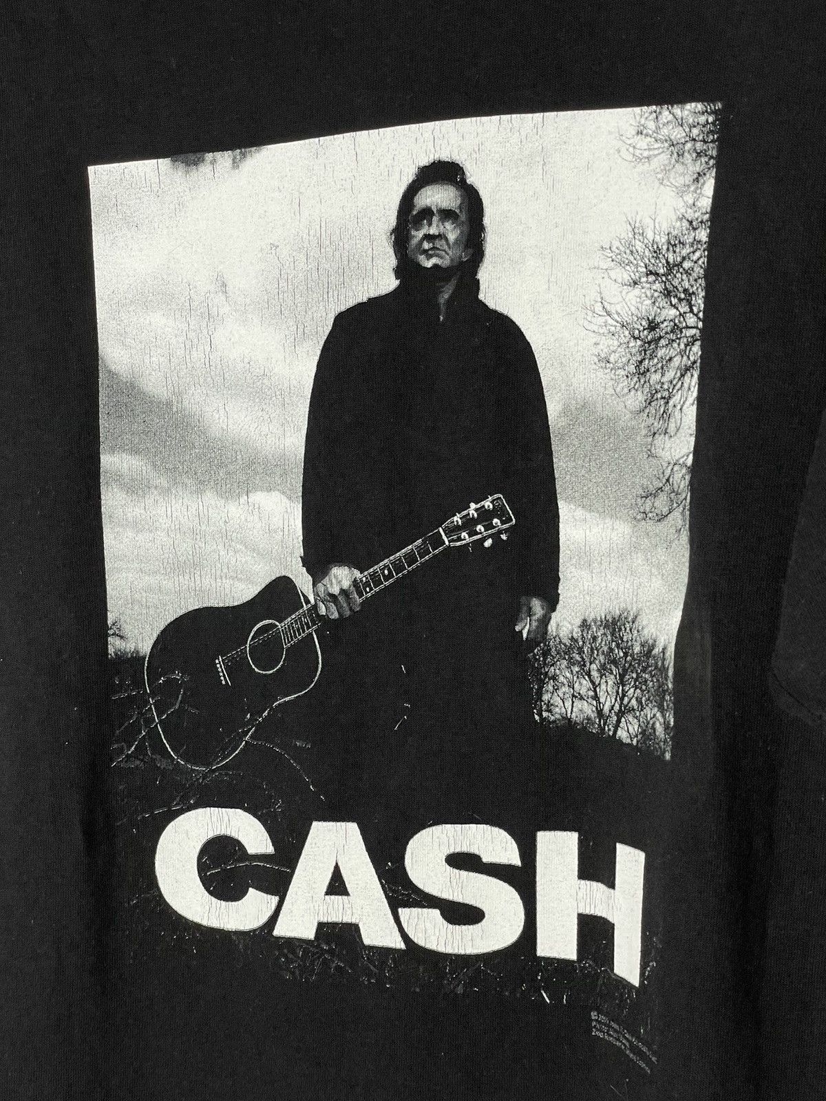 Band Tees × Vintage Black Johnny Cash Zion Crazy Fit M vintage 90s band T shirt Size US M / EU 48-50 / 2 - 8 Thumbnail