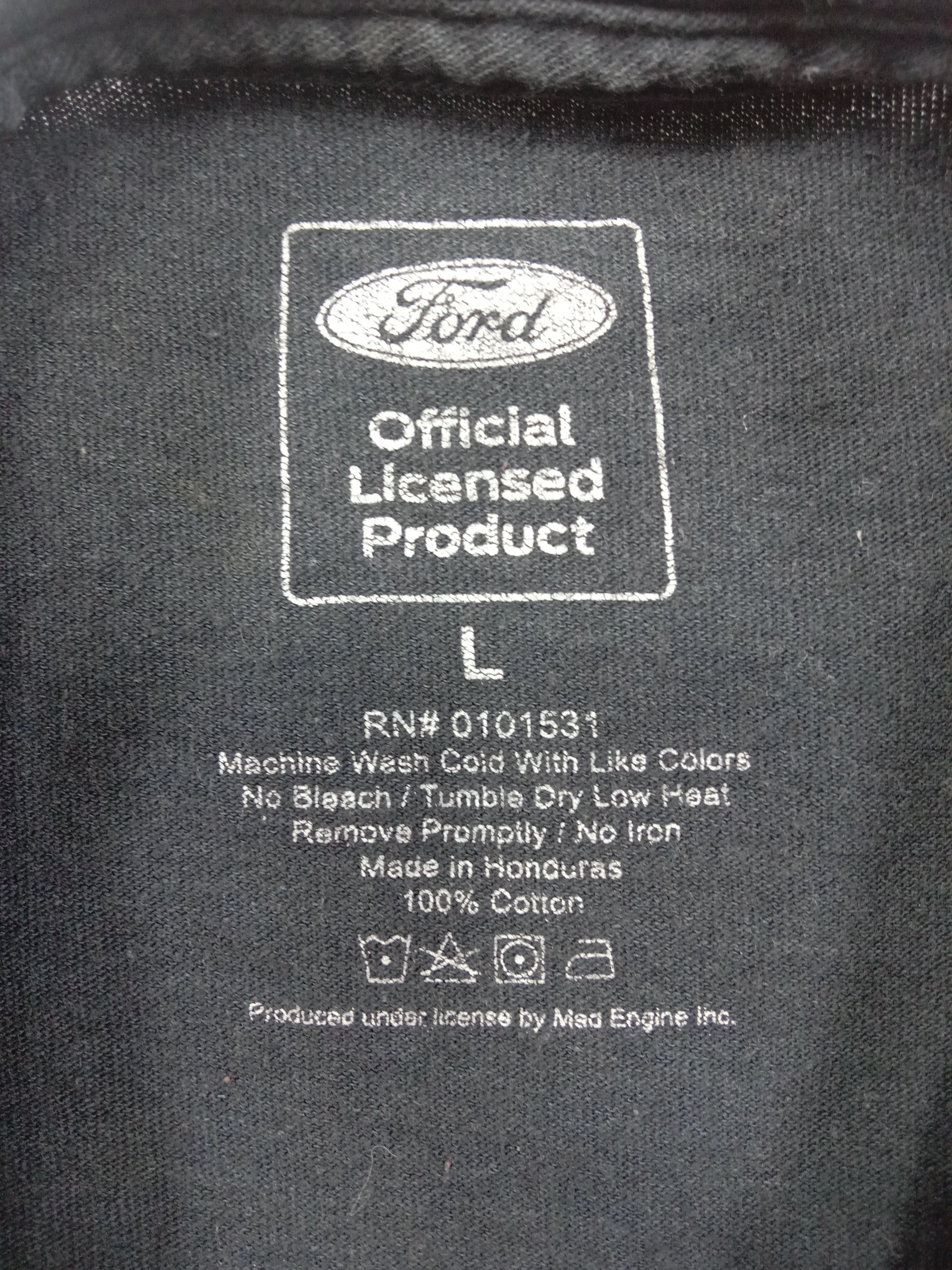 Mustang Vintage Ford Mustang Big Logo T Shirt Size US L / EU 52-54 / 3 - 5 Thumbnail