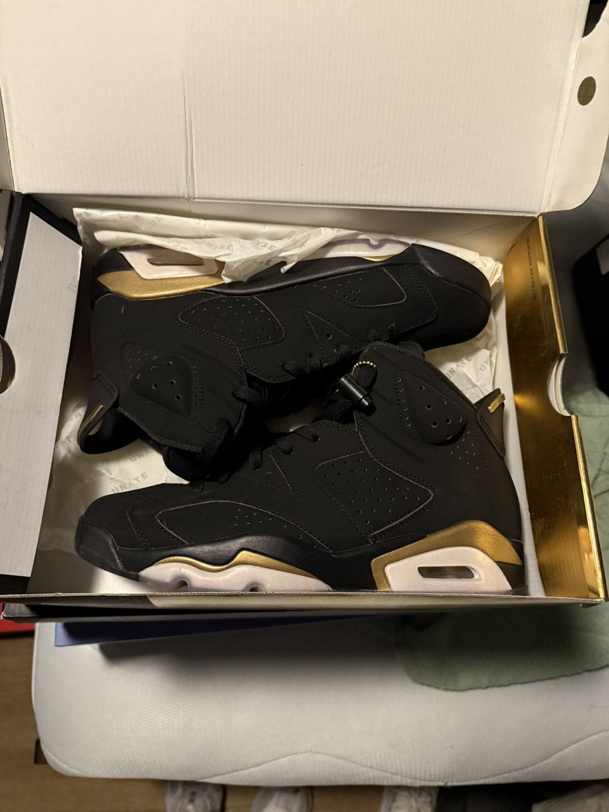 Jordan Brand Jordan 6 DMP Black Size US 9.5 / EU 42-43 - 1 Thumbnail