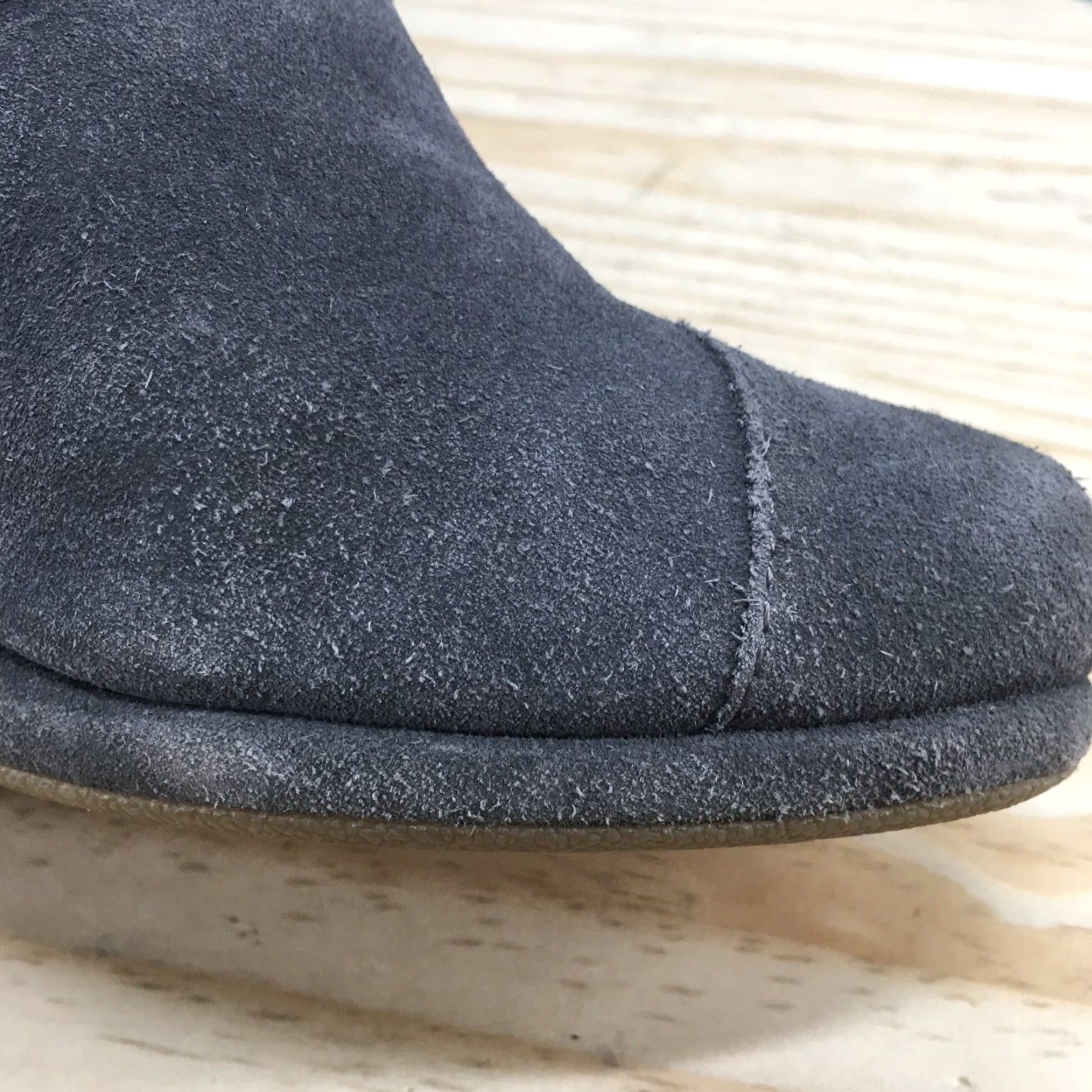 Toms TOMS Boots Women’s Ankle Bootie Gray Wedge Heel Side Zip Round Toe Casual Boots 10 US Size US 10 / IT 40 - 7 Thumbnail