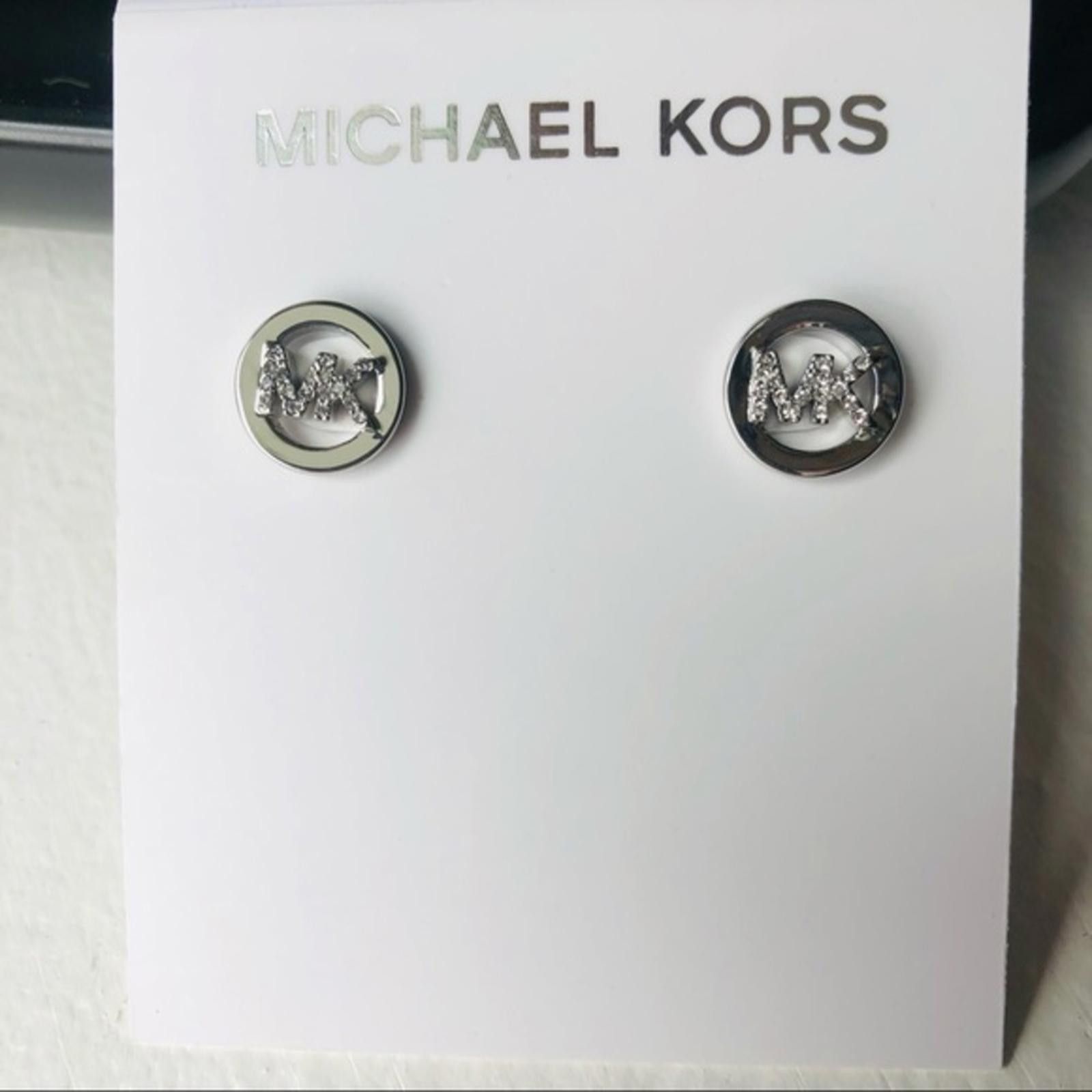 Michael Kors Michael Kors MK Silver Stud Earrings NWT Size ONE SIZE - 2 Thumbnail