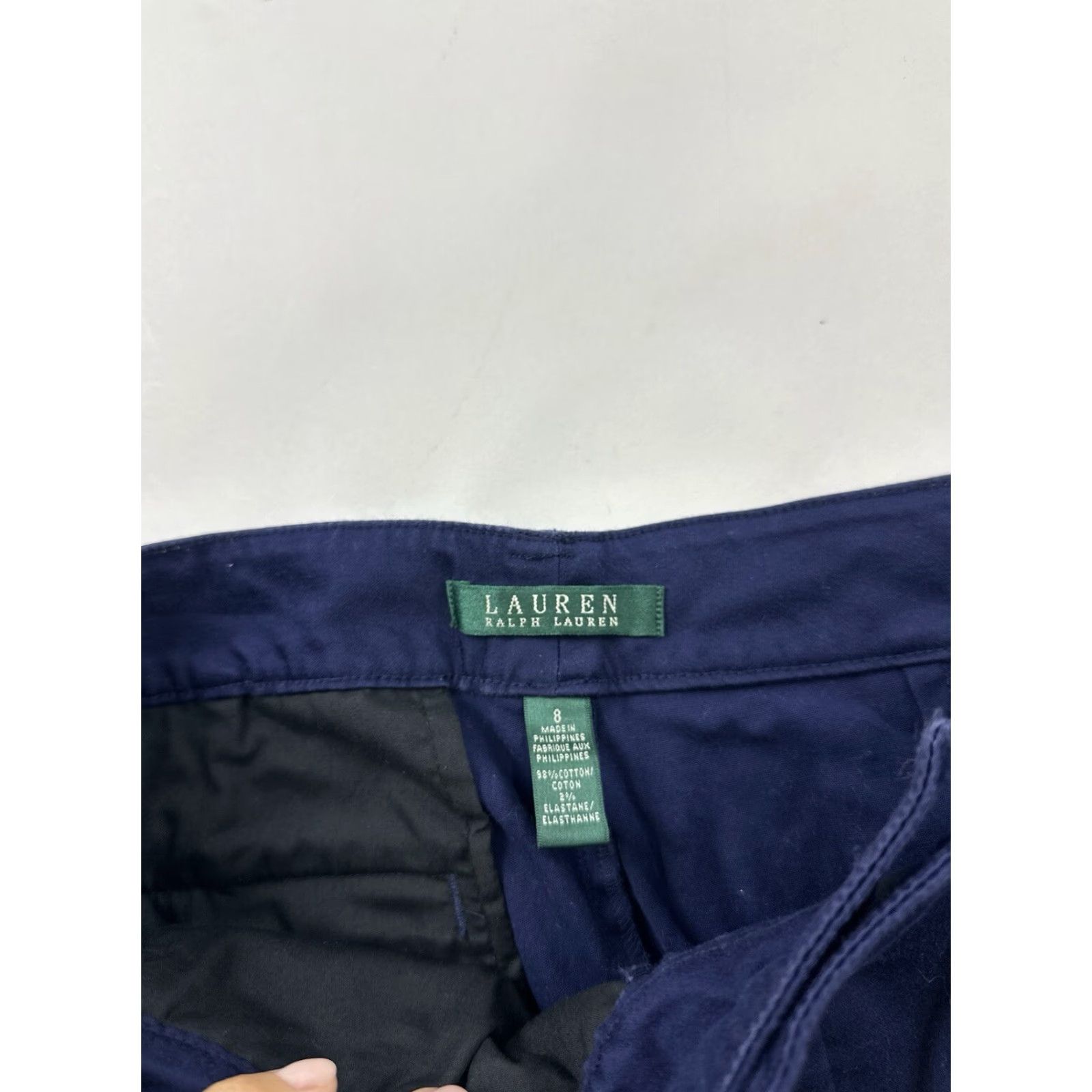 Ralph Lauren VINTAGE LRL Ralph Lauren Pants Women’s 8 Blue Capri Office Siren Size 30" / US 8 / IT 44 - 3 Thumbnail