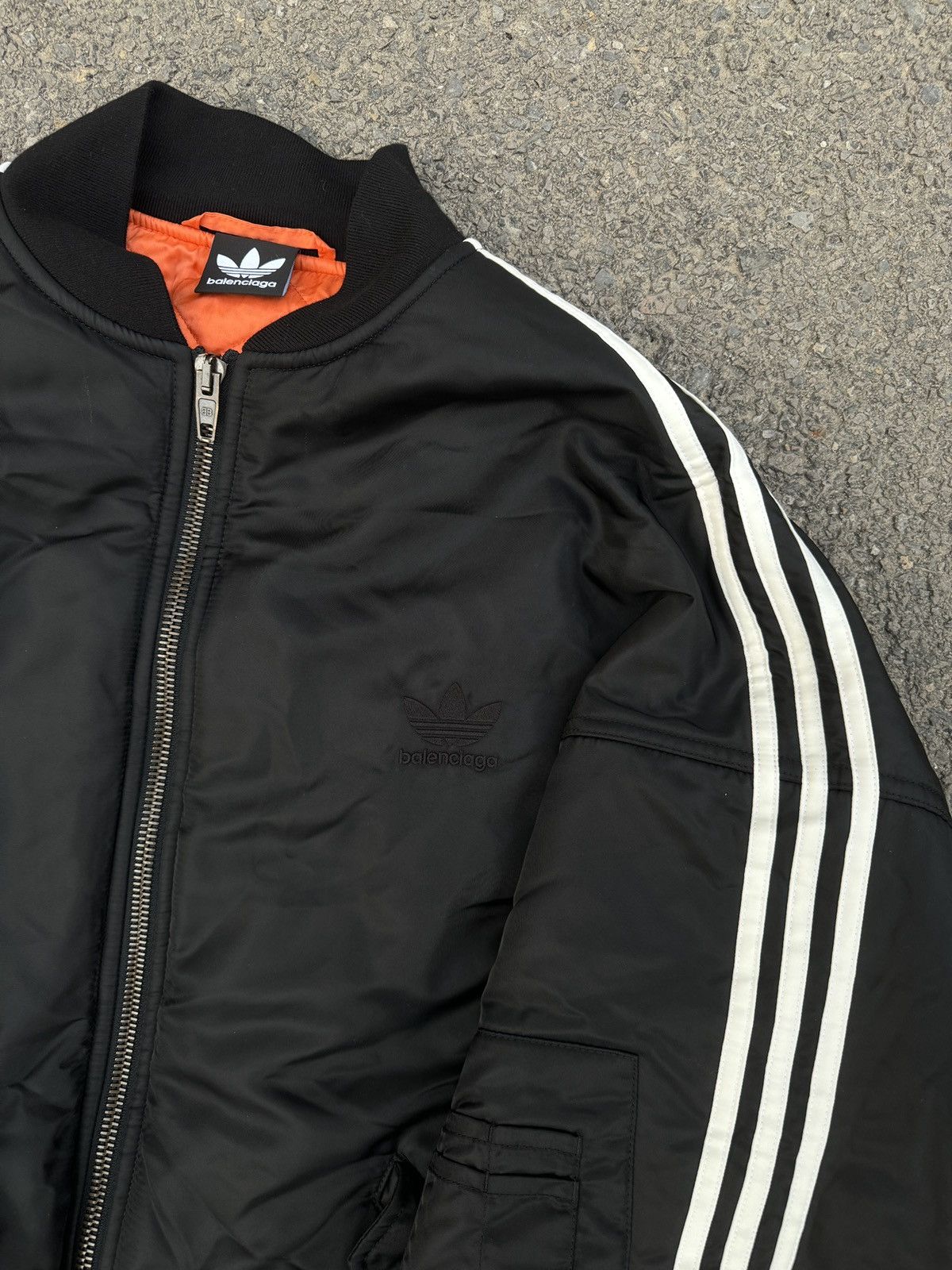 Balenciaga Balenciaga Adidas Black oversized bomber Sz.46 Size US S / EU 44-46 / 1 - 4 Thumbnail