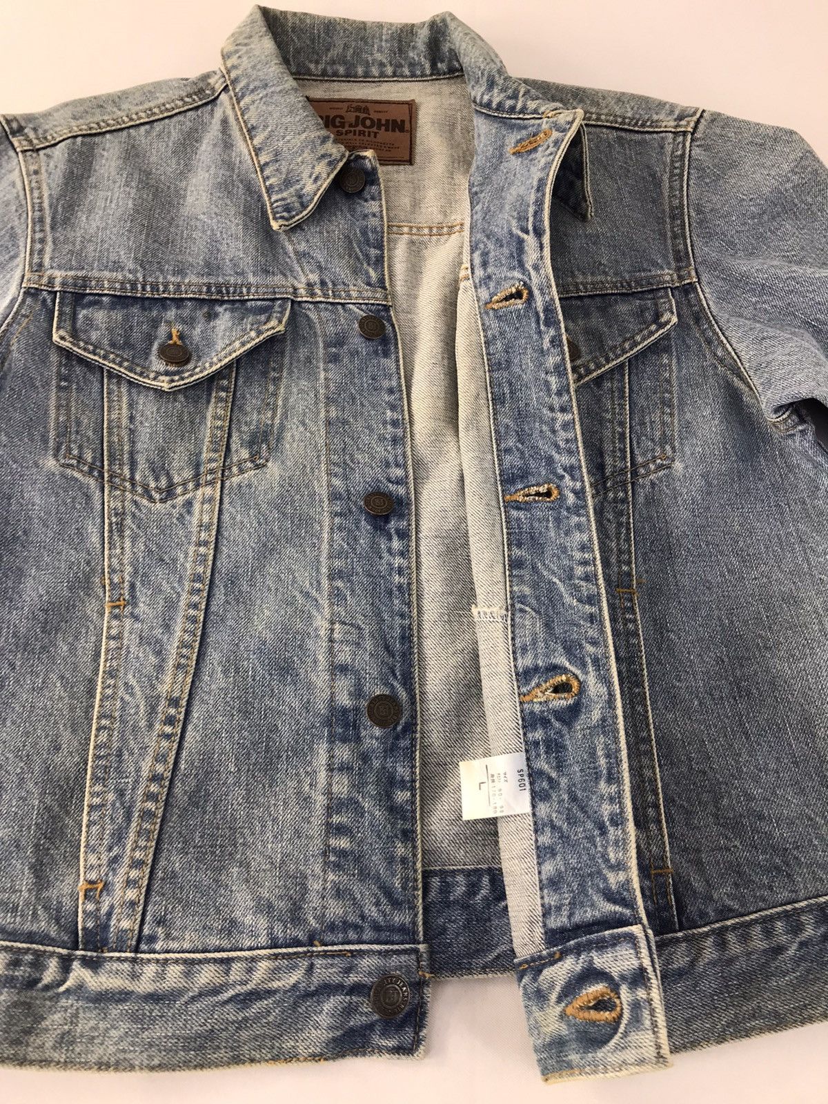 Big John × Vintage Vintage Big John Spirit Faded Colour Button Up Denim Jeans Size US M / EU 48-50 / 2 - 9 Thumbnail