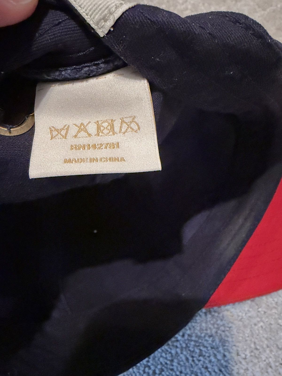Aime Leon Dore Aime Leon Dore ‘A’ Logo Hat - Navy Blazer / Barbados Chery Size ONE SIZE - 5 Thumbnail