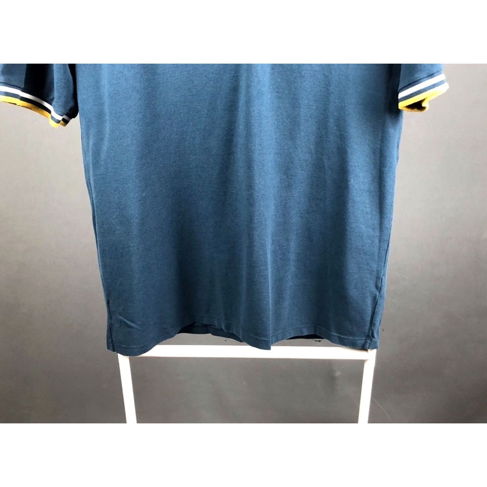 Etro ETRO Polo Shirt Men S Dark Blue Cotton Jersey Solid Embroidered Logo Short Sleeve Collared Button Classic Regular Size Size US S / EU 44-46 / 1 - 6 Thumbnail