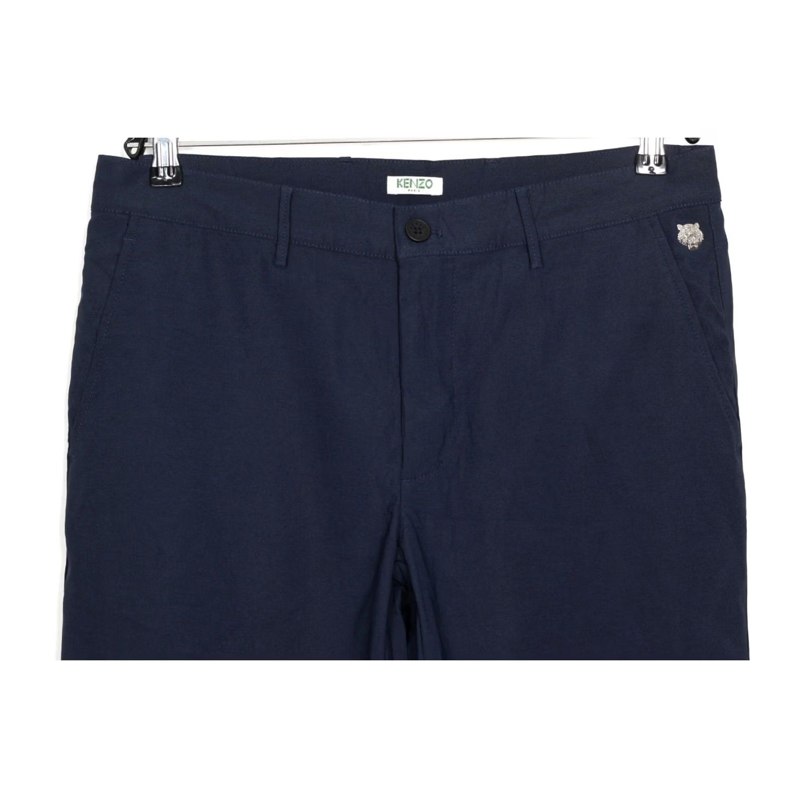 Kenzo KENZO Paris Stretch K-Fit Chino Pants Trousers Men 48 Blue Regular Slim 33in Inseam Italy DZ4252 Size US 32 / EU 48 - 2 Thumbnail