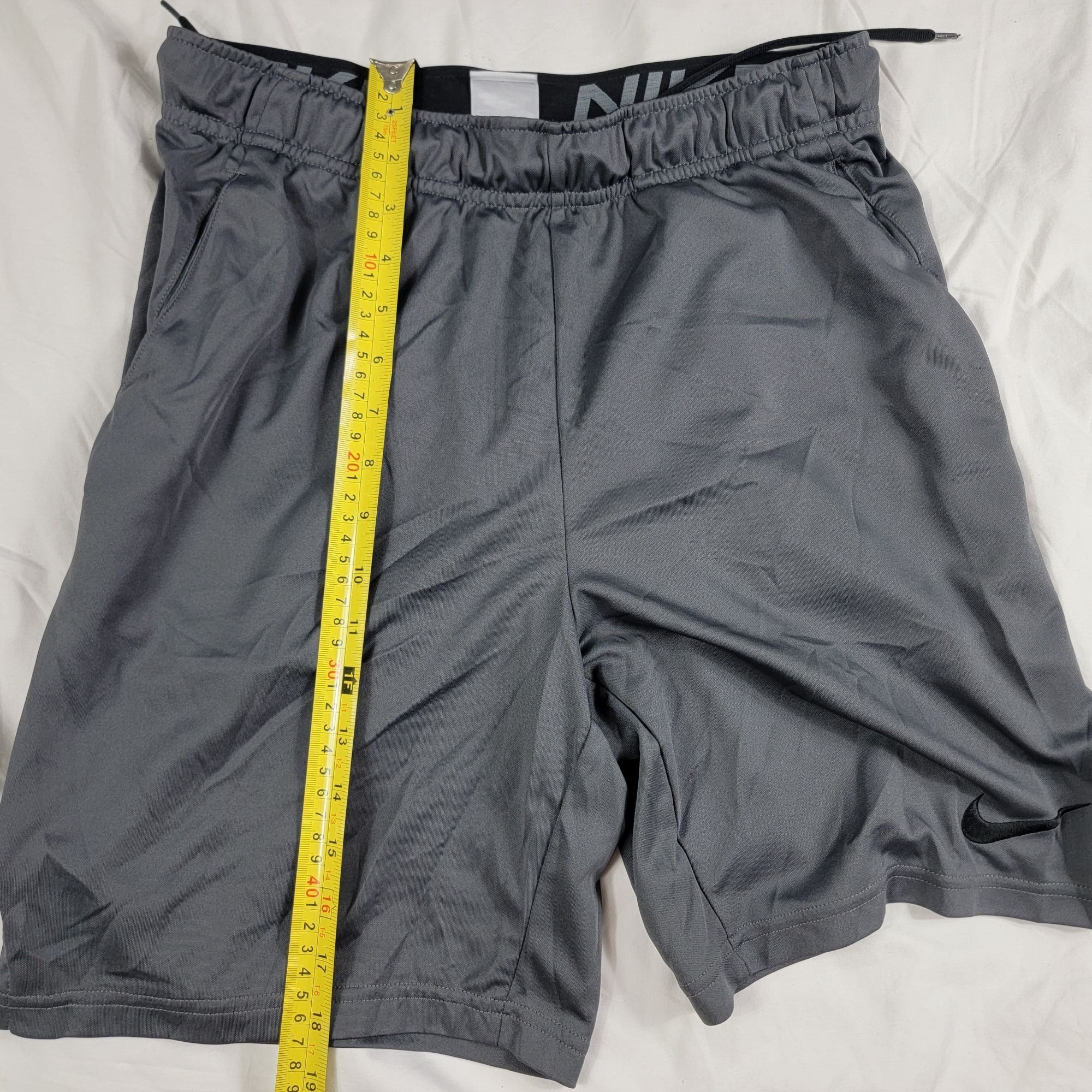 Nike Nike Mens Small Dri Fit Gray Athletic Shorts Outdoors Runnin Size US 36 / EU 52 - 5 Thumbnail