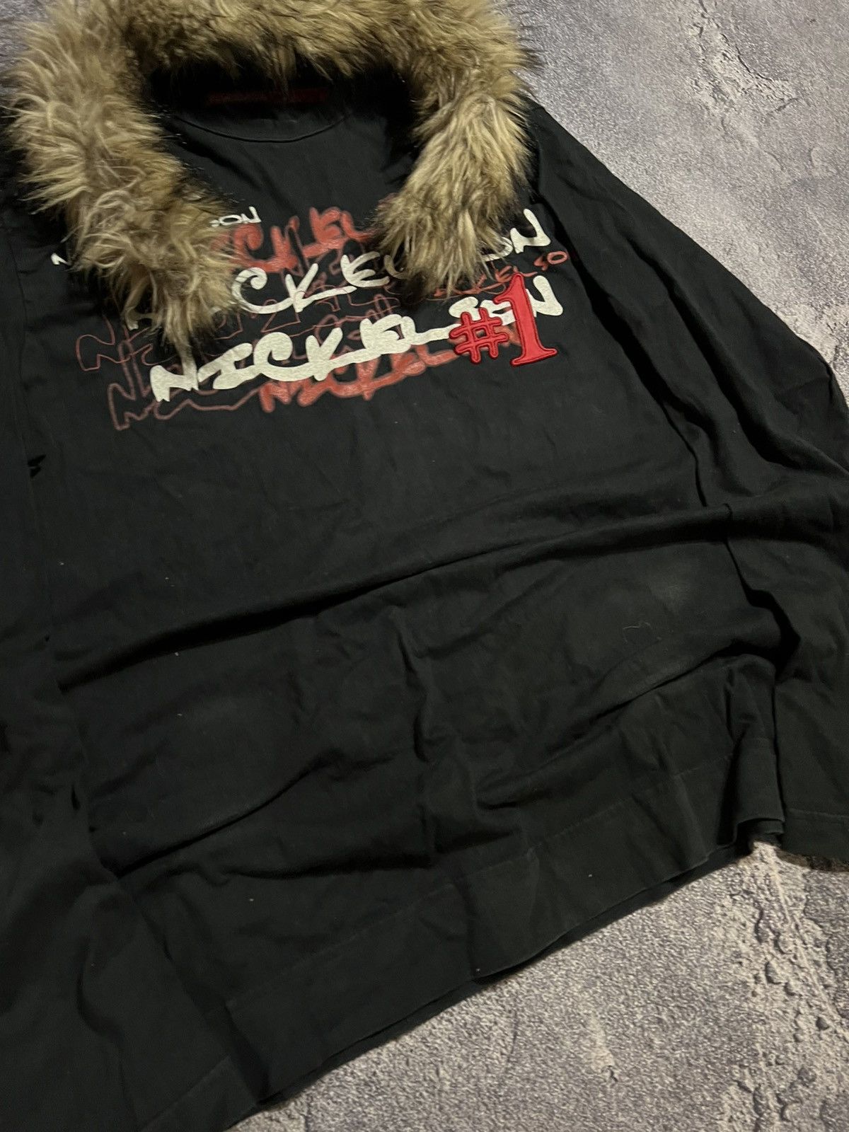 Vintage Darkwear Gothic Balenciaga Style / Distressed Long Sleeve Size US M / EU 48-50 / 2 - 2 Thumbnail