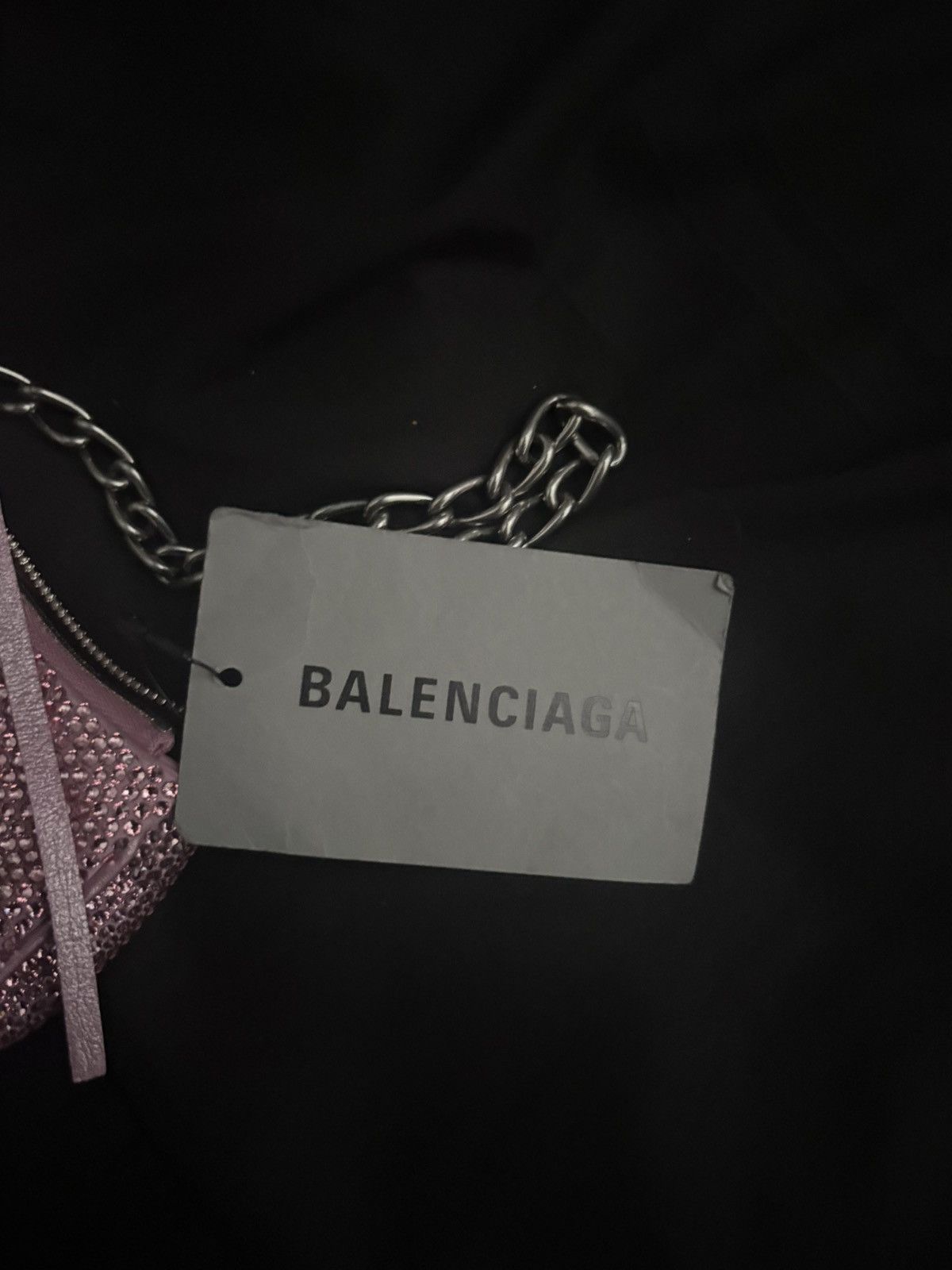 Balenciaga Balenciaga ICED OUT le cagole rhinestone side mini sidebag Size ONE SIZE - 4 Thumbnail