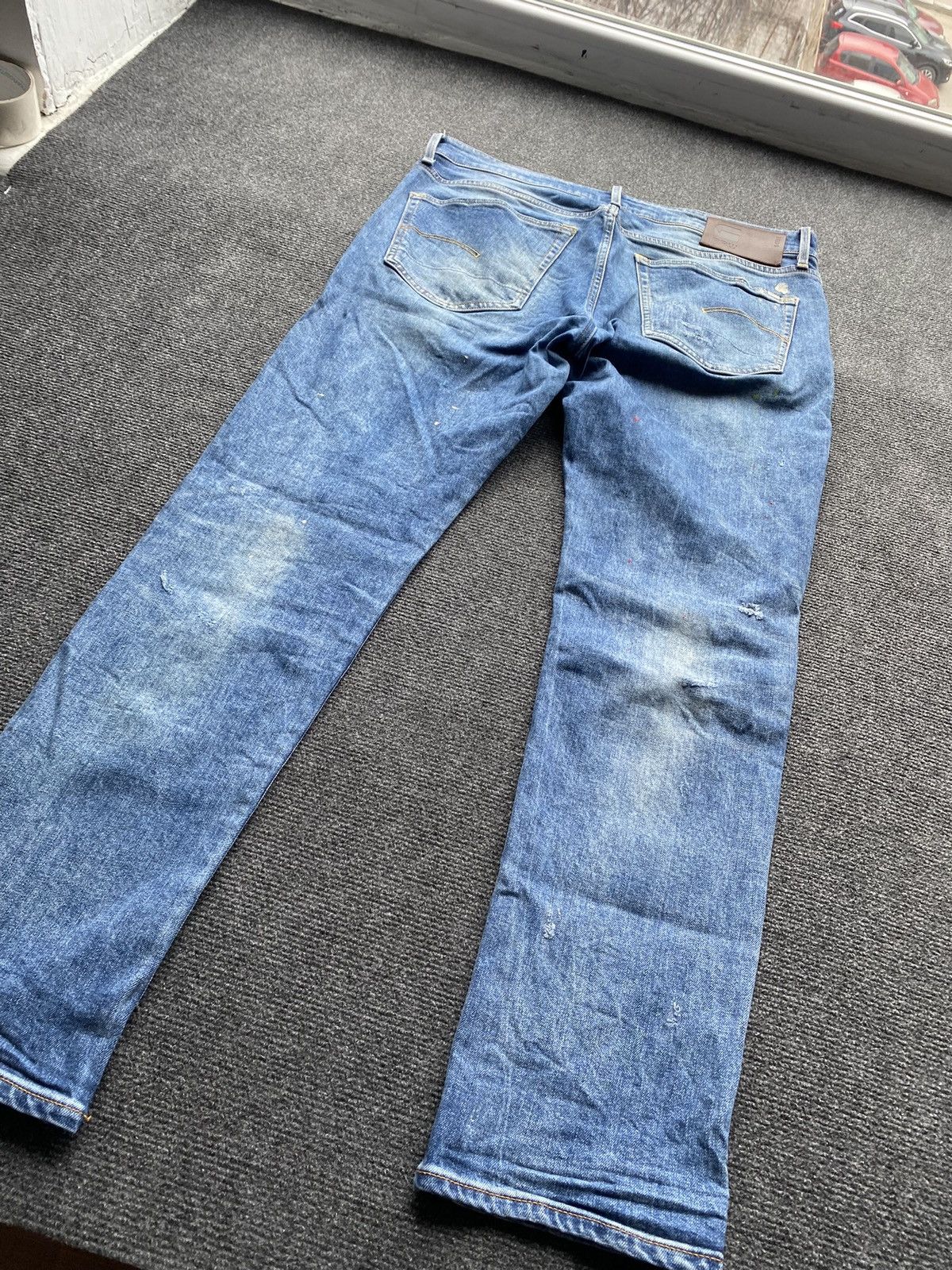 G-Star 🔥Opium Punk G Star 3301 Slim Blue jeans 34 Size US 34 / EU 50 - 3 Thumbnail