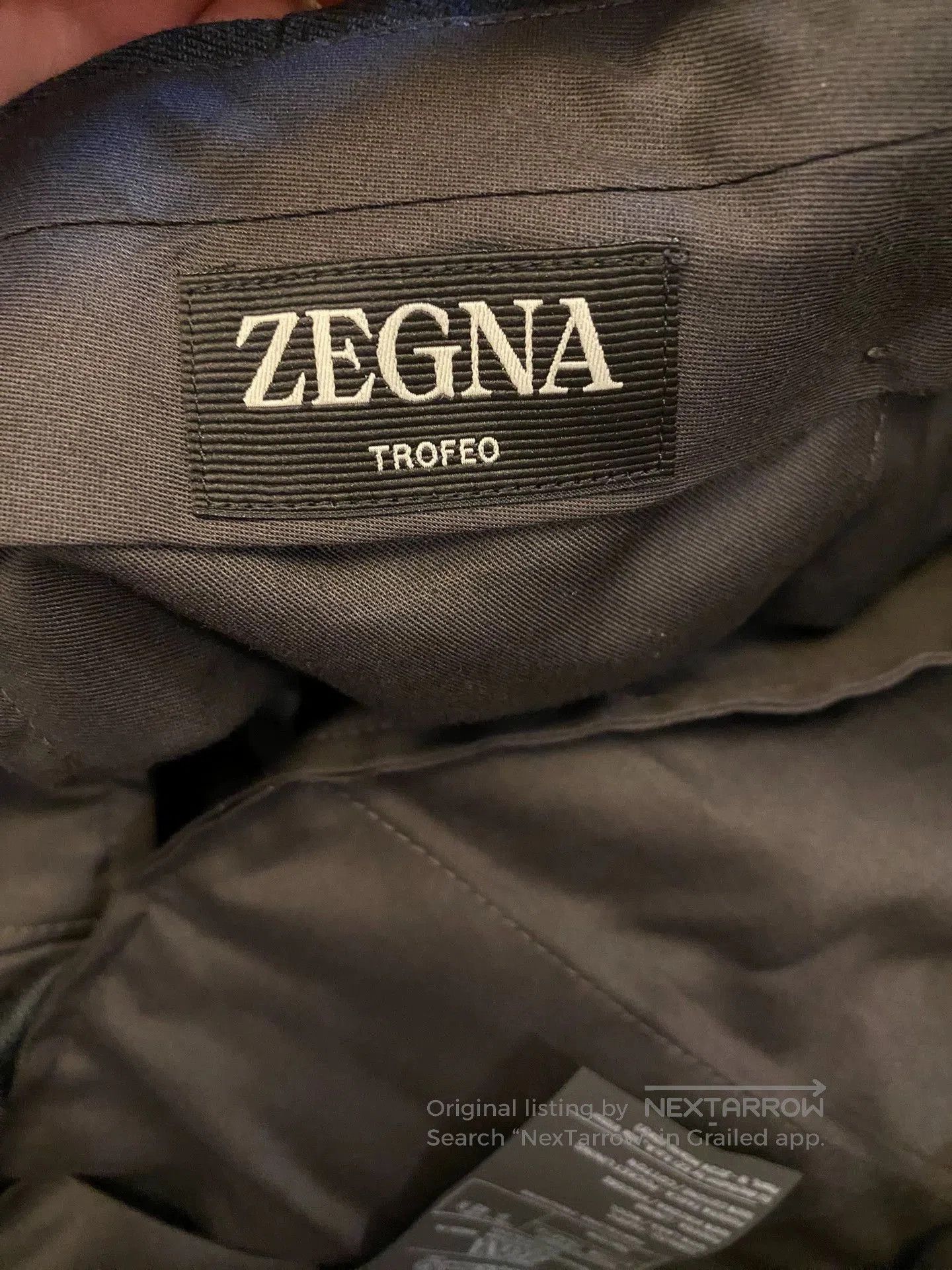 Ermenegildo Zegna Black Tailored Pants with Belt Size 32. Size US 32 / EU 48 - 6 Thumbnail
