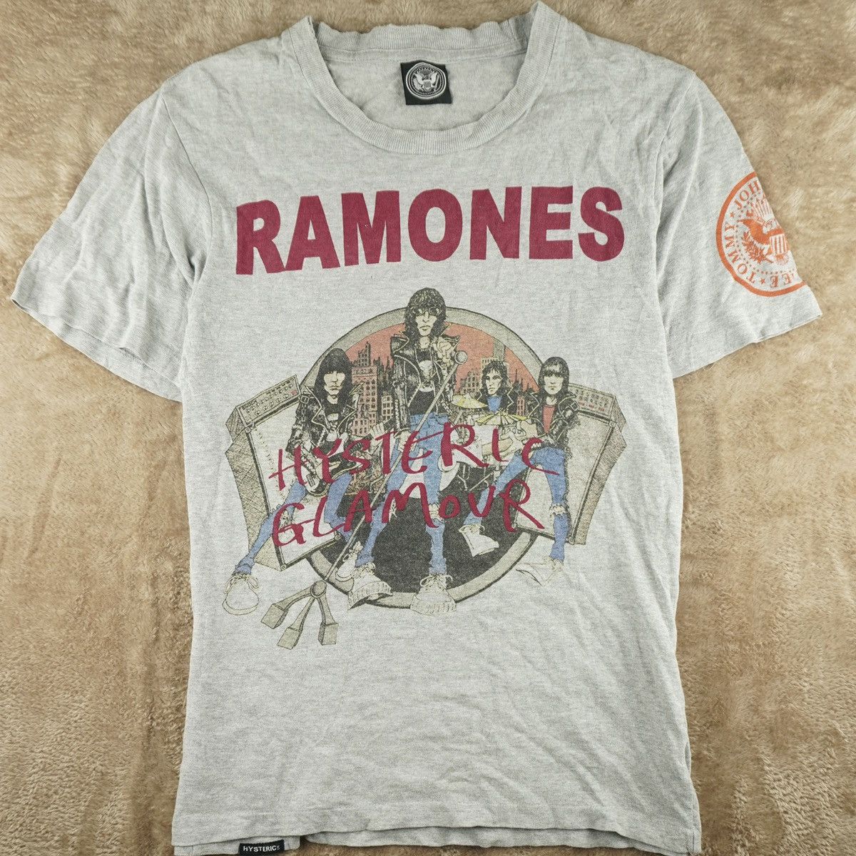 Hysteric Glamour X Ramones Punk Rock Star Vintage Style Rare