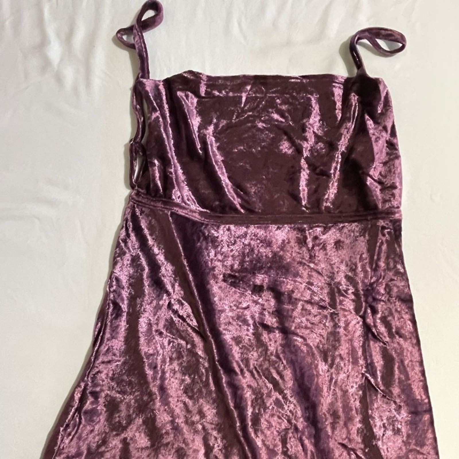 Free People Free People Intimates All Night Velvet Camisole Fig Jam XS Size XS / US 0-2 / IT 36-38 - 10 Thumbnail