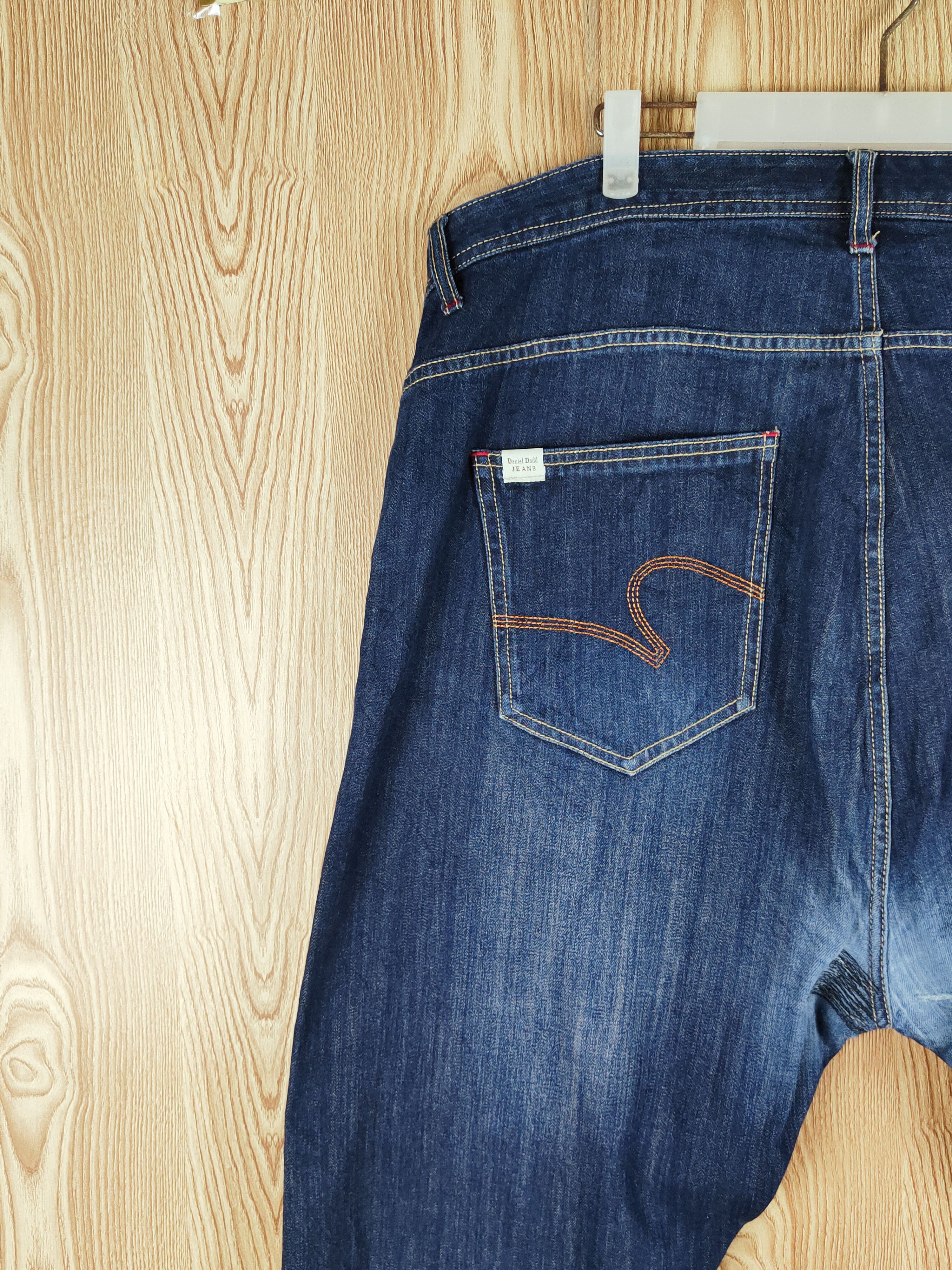 Japanese Brand Daniel Dodd selvedge distressed Ripped Jeans #S2721 Size US 44 / EU 60 - 12 Thumbnail