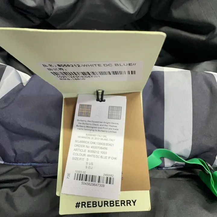 Burberry Burberry Burberry Night Check Hooded Down Jacket-2507 Size US S / EU 44-46 / 1 - 5 Thumbnail