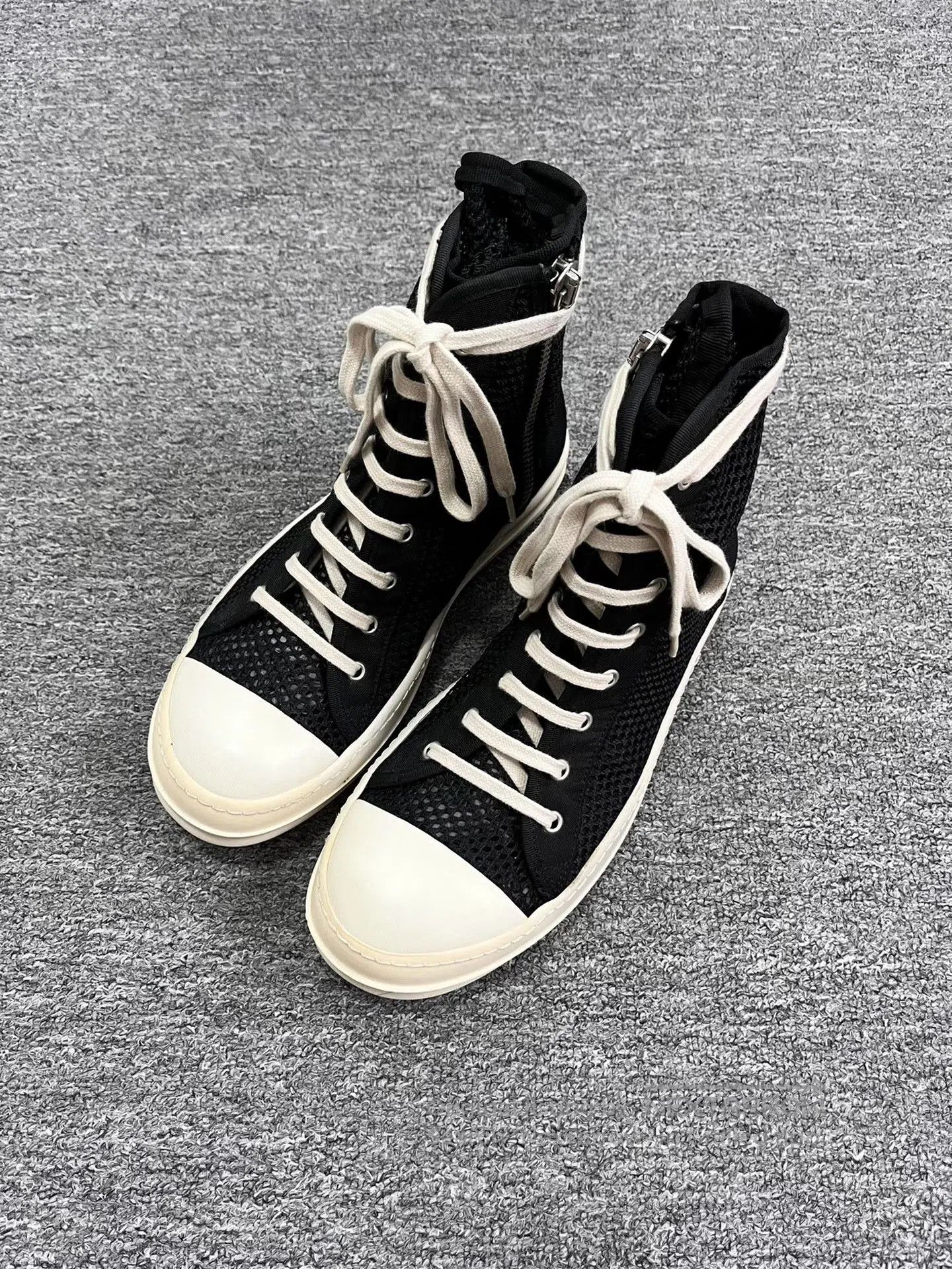 Rick Owens Drkshdw Rick Owens x Converse High Top Sneakers. Size US 7 / EU 40 - 1 Thumbnail