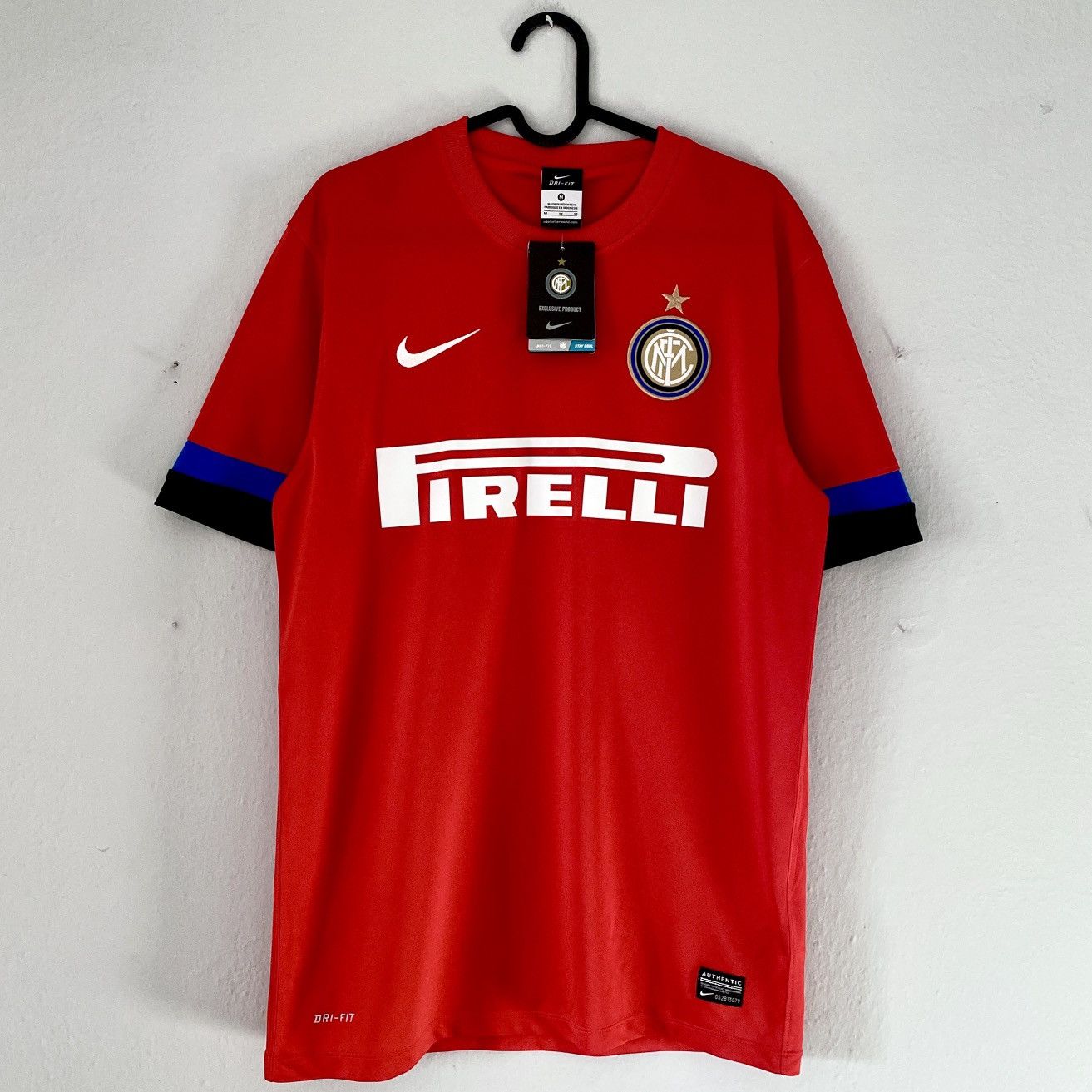 Nike × Vintage NEW 2012 2013 Inter Milan Away Kit Nike Soccer Jersey Shirt Size US M / EU 48-50 / 2 - 3 Thumbnail