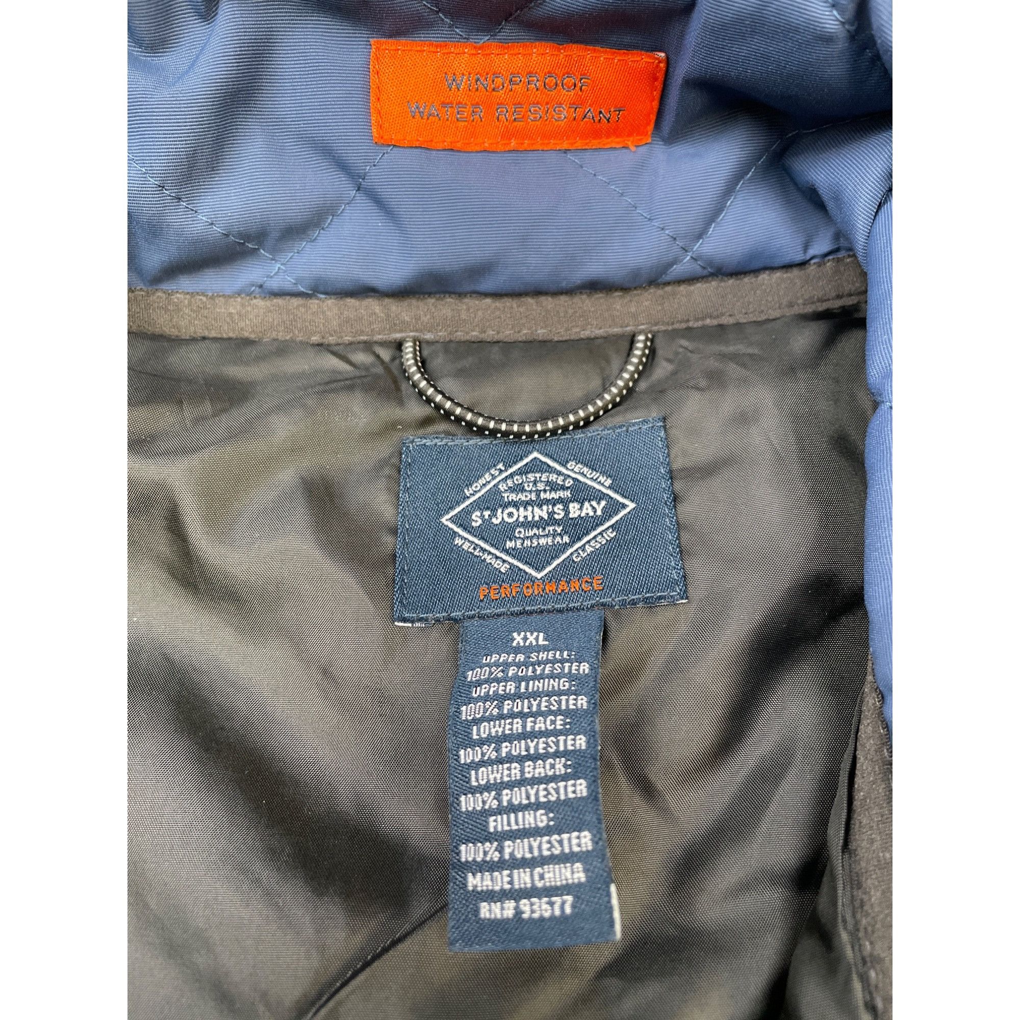 Other St Johns Bay Men's Blue Waterproof, Windbreaker Jacket/Coat Size US XXL / EU 58 / 5 - 4 Thumbnail