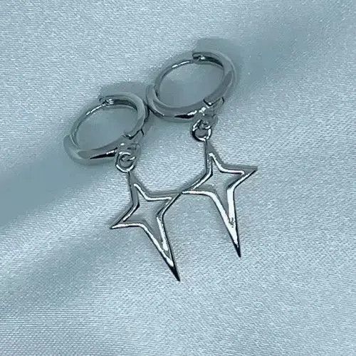 Vintage Star Earrings 🔥🔥🔥 Size ONE SIZE - 4 Thumbnail