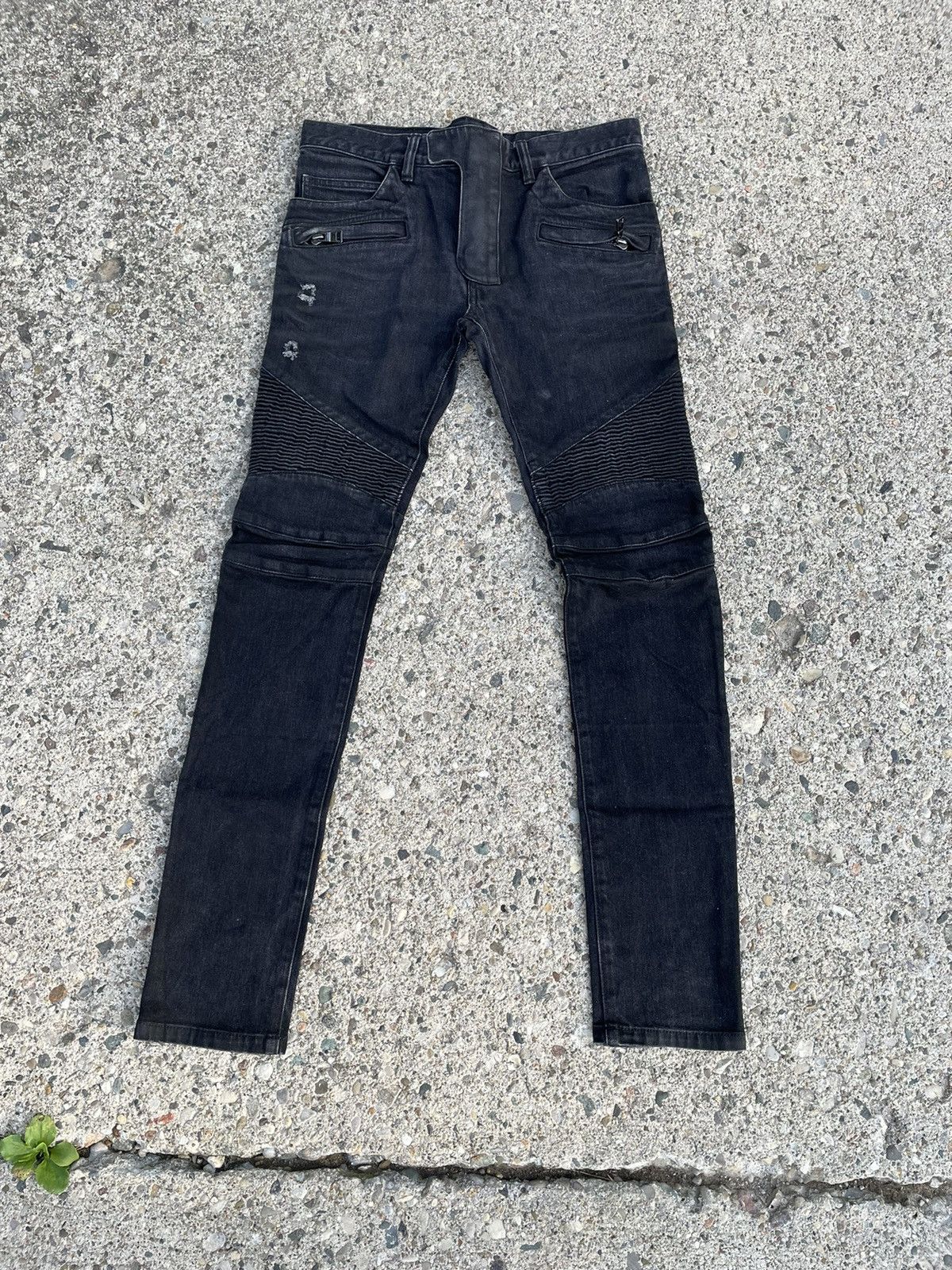 Balmain Balmain Moto Jeans Size US 29 - 1 Thumbnail