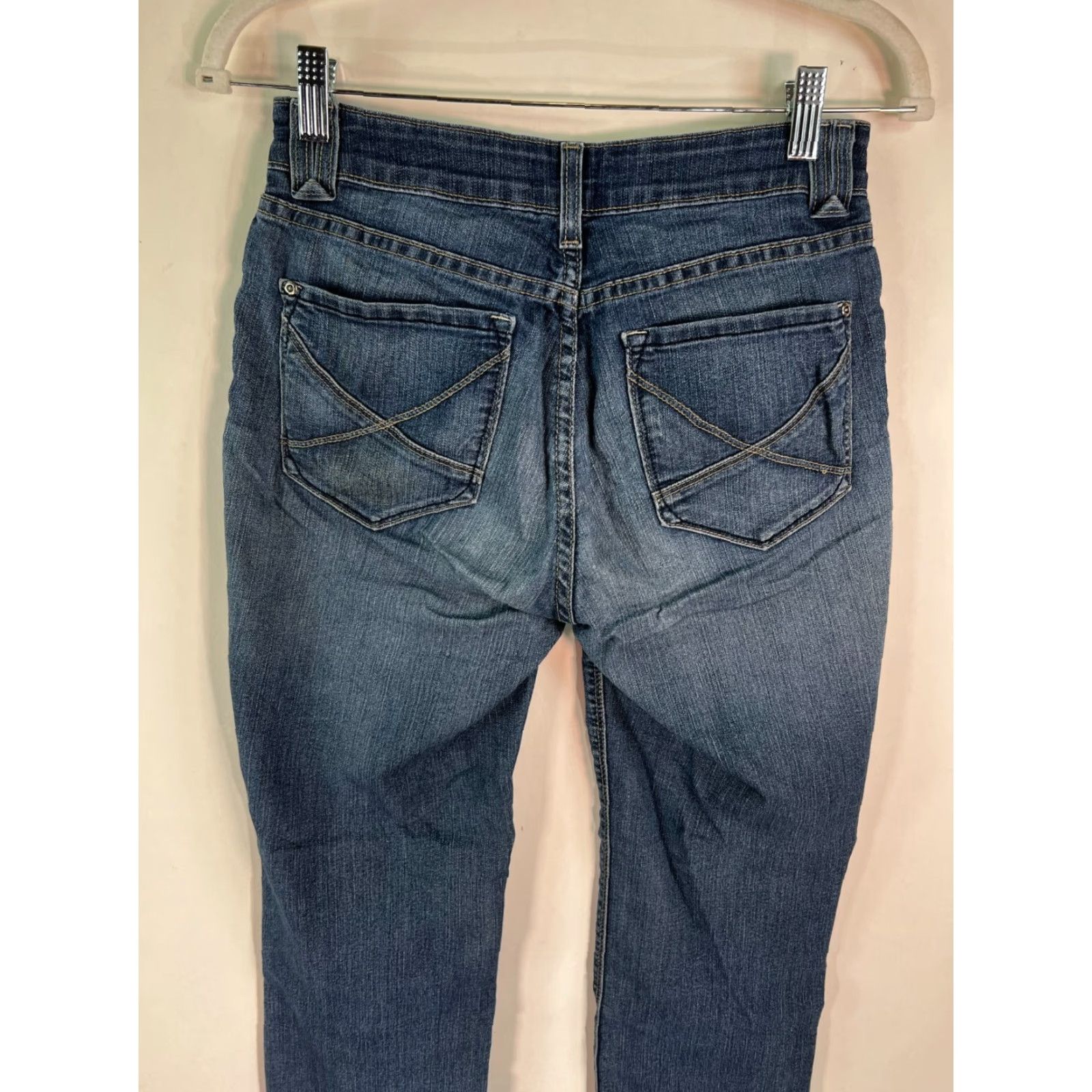 NYDJ NYDJ Jeans Blue Denim Regular Stretch Flat Front 4P Women's 28X30 Lift Tuck Size 27" / US 4 / IT 40 - 6 Thumbnail