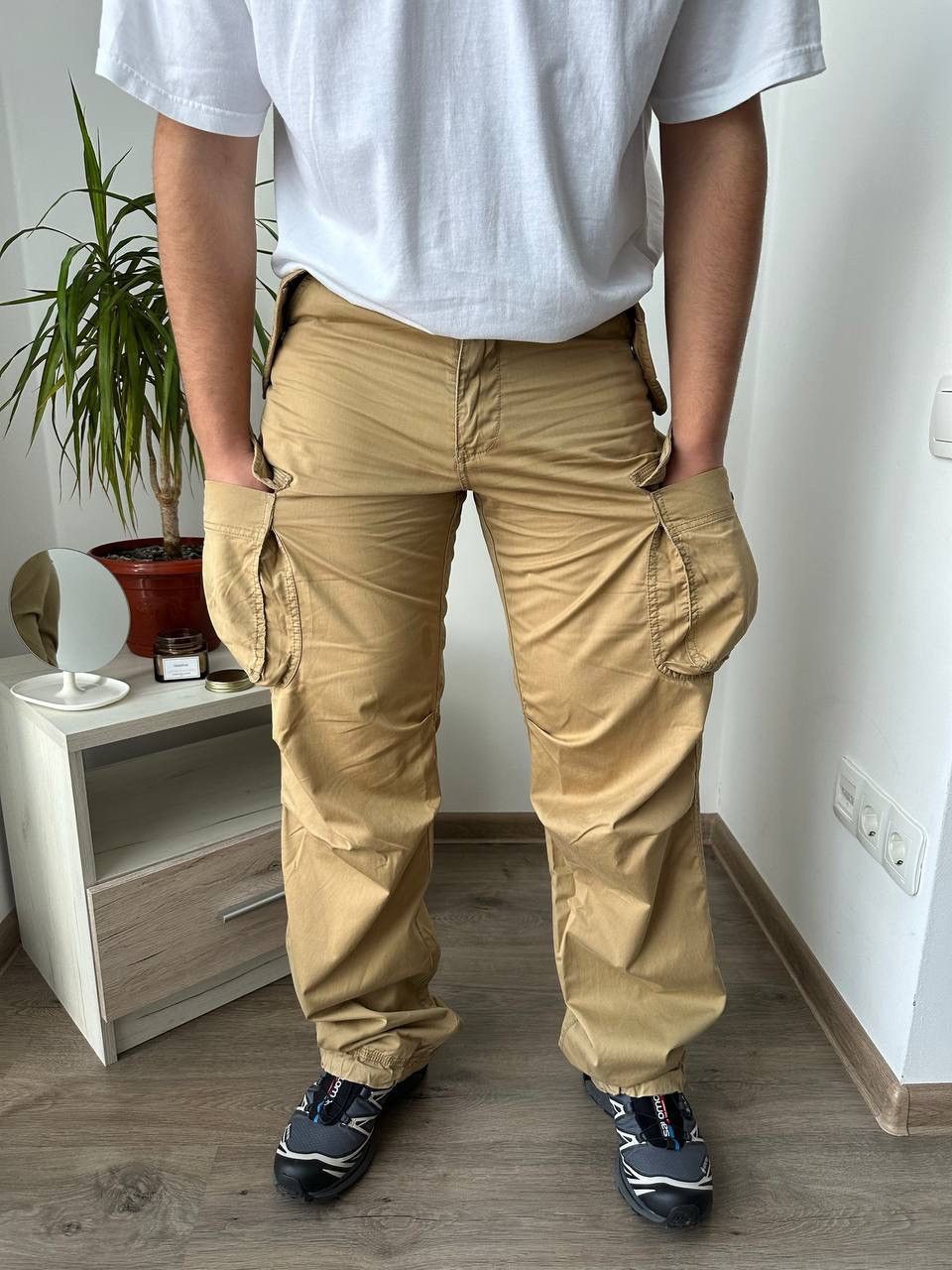 Timberland × Vintage Vintage Timberland Cargo Beige Duxbury Pants Size US 32 / EU 48 - 4 Thumbnail