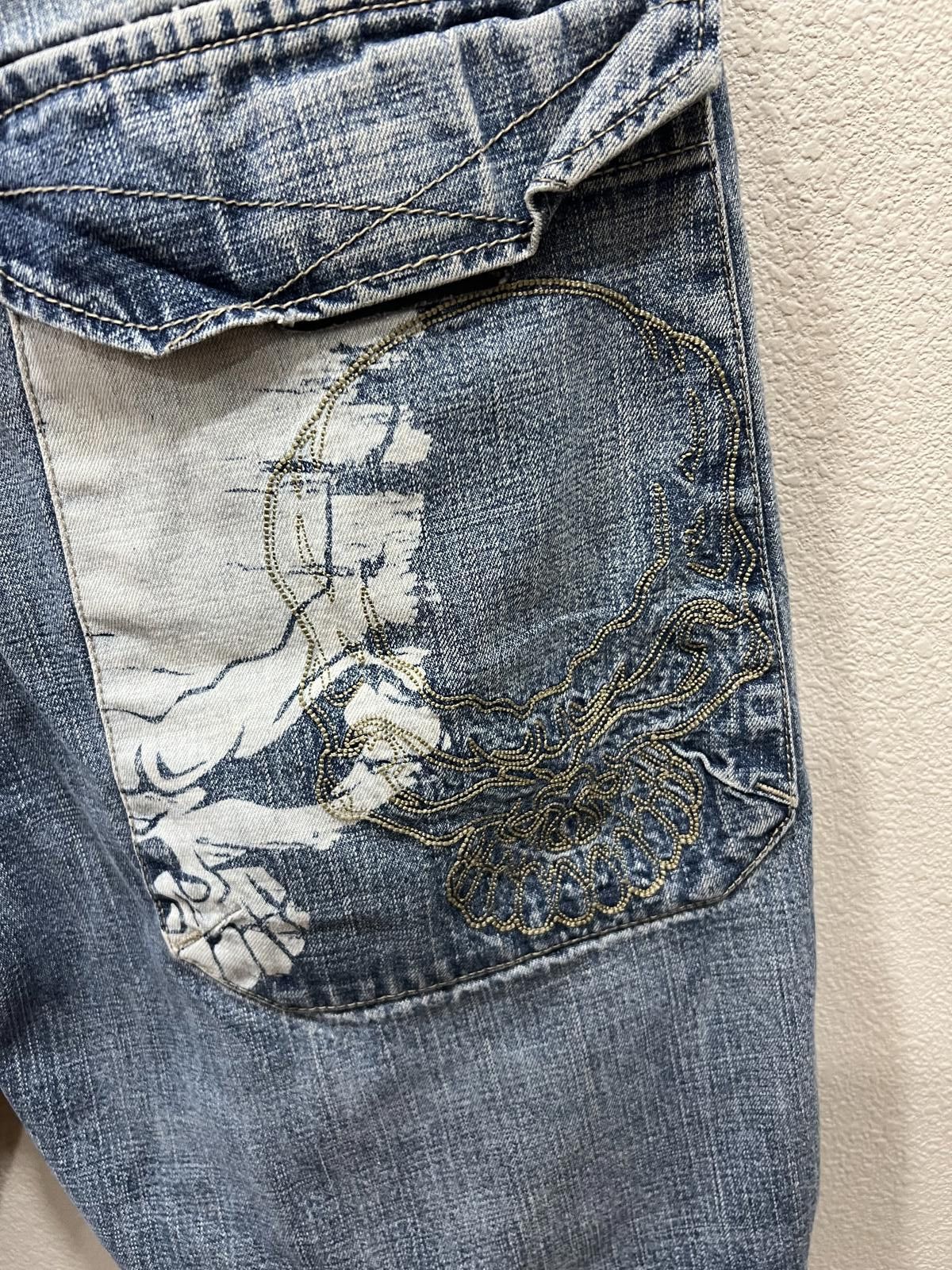JNCO Y2K JNCO Skull Jorts Size US 34 / EU 50 - 7 Thumbnail