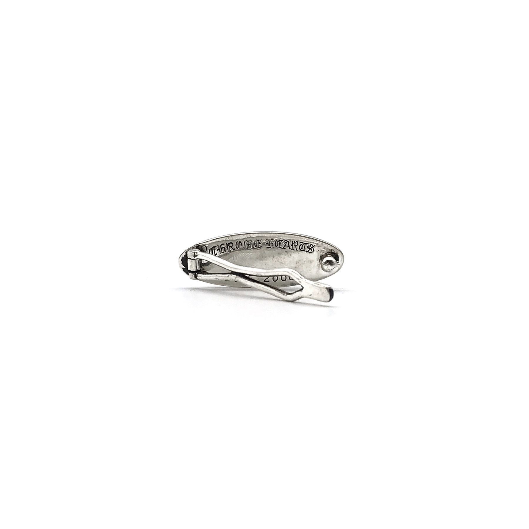 Chrome Hearts Chrome Hearts Silver Floral Cross Hair Clip Size ONE SIZE - 4 Thumbnail