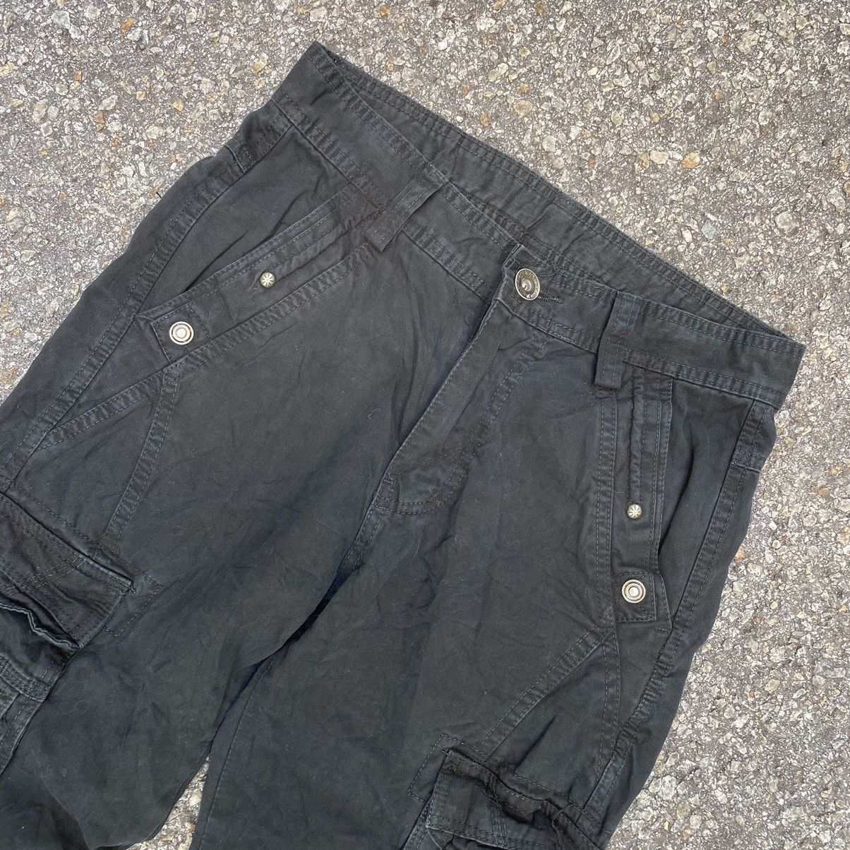 If Six Was Nine Cargo Pants Multipocket Black Bondage Size US 29 - 3 Thumbnail