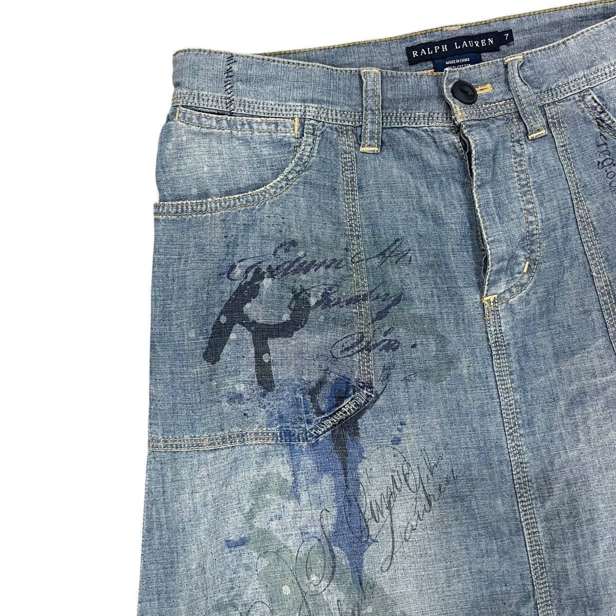 Ralph Lauren Vintage Ralph Lauren Denim Skirt W28 Size 28" / US 6 / IT 42 - 5 Thumbnail